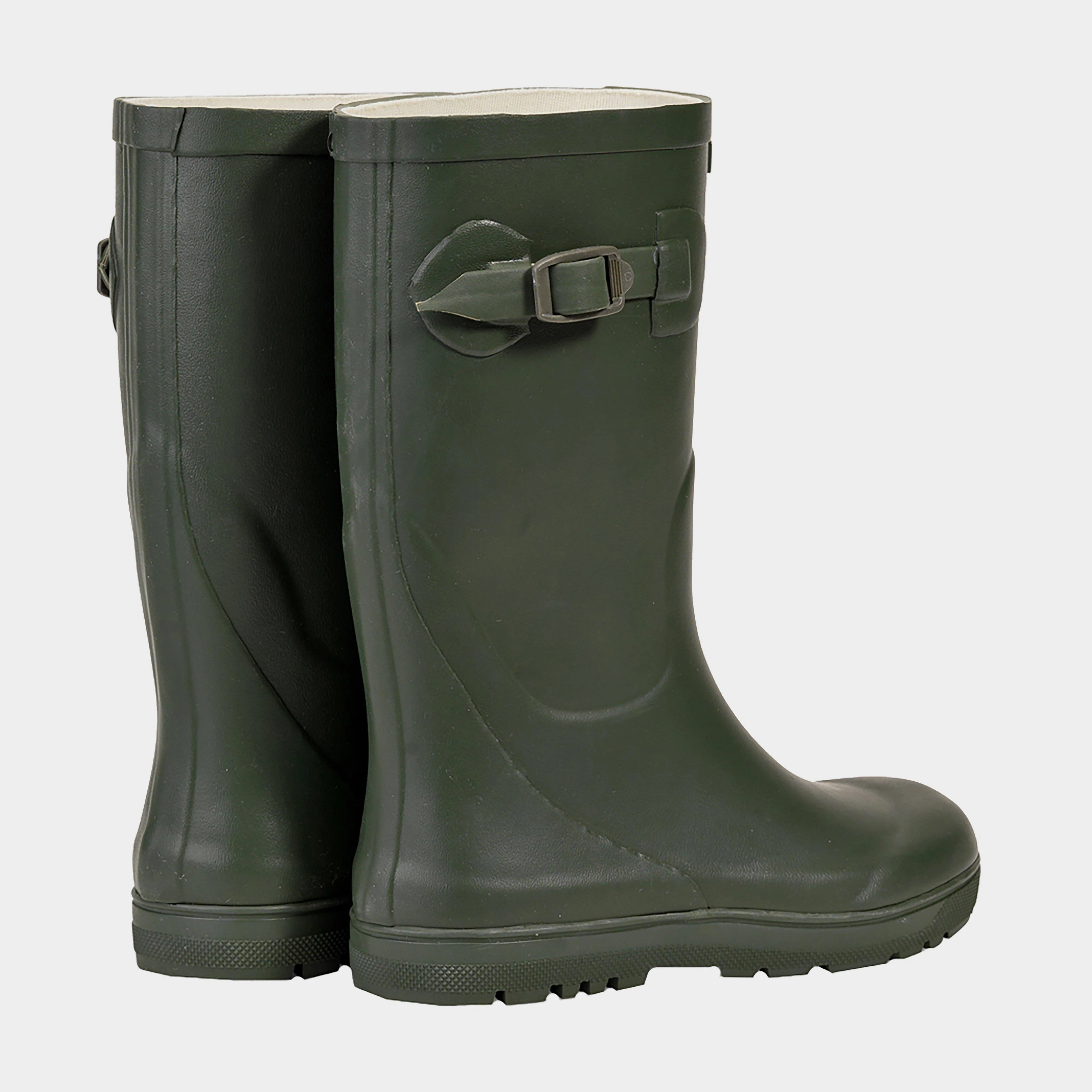 Childs Woody Pop Wellington Boots Kaki - Image 2