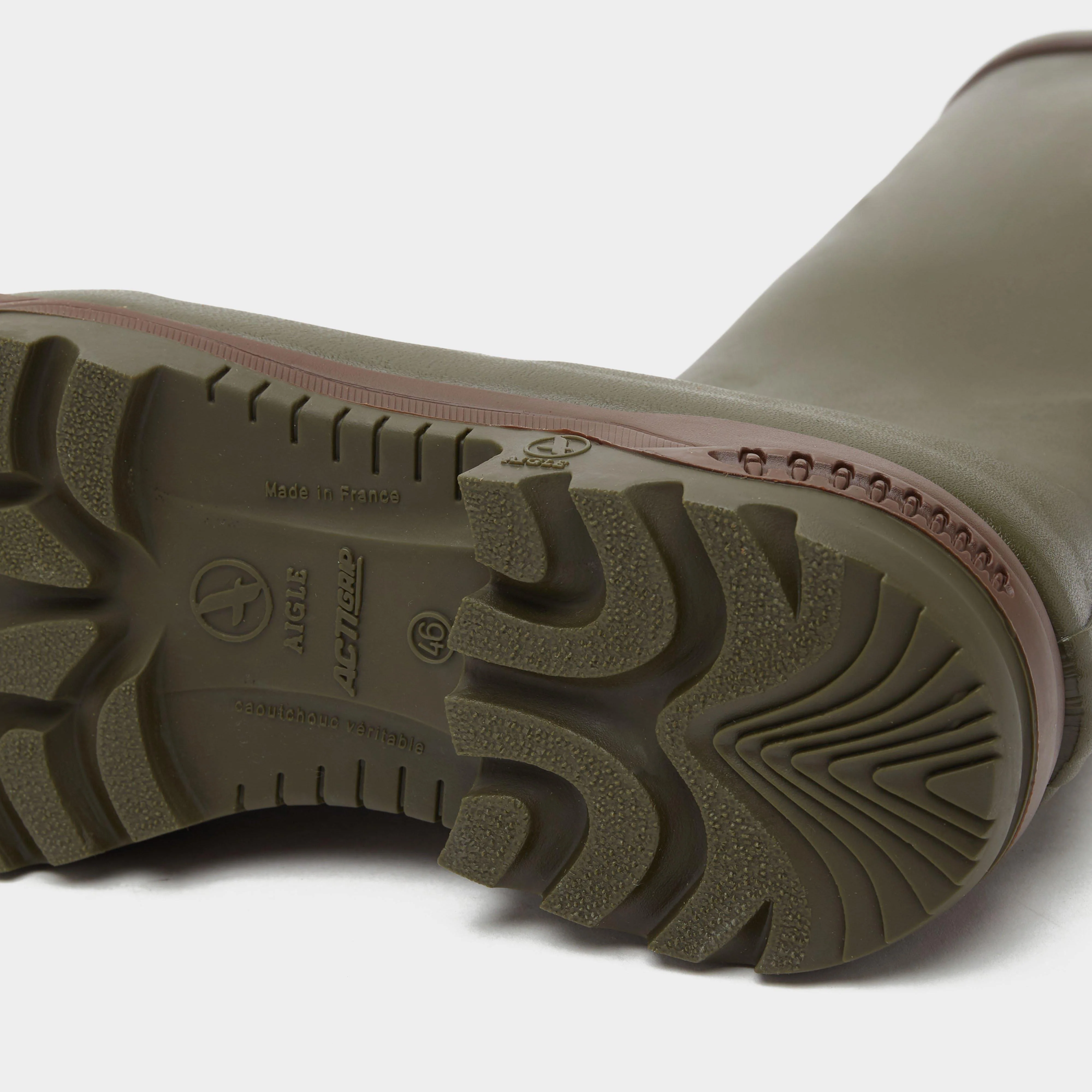 Mens Parcours 2 Wellington Boots Khaki - Image 4