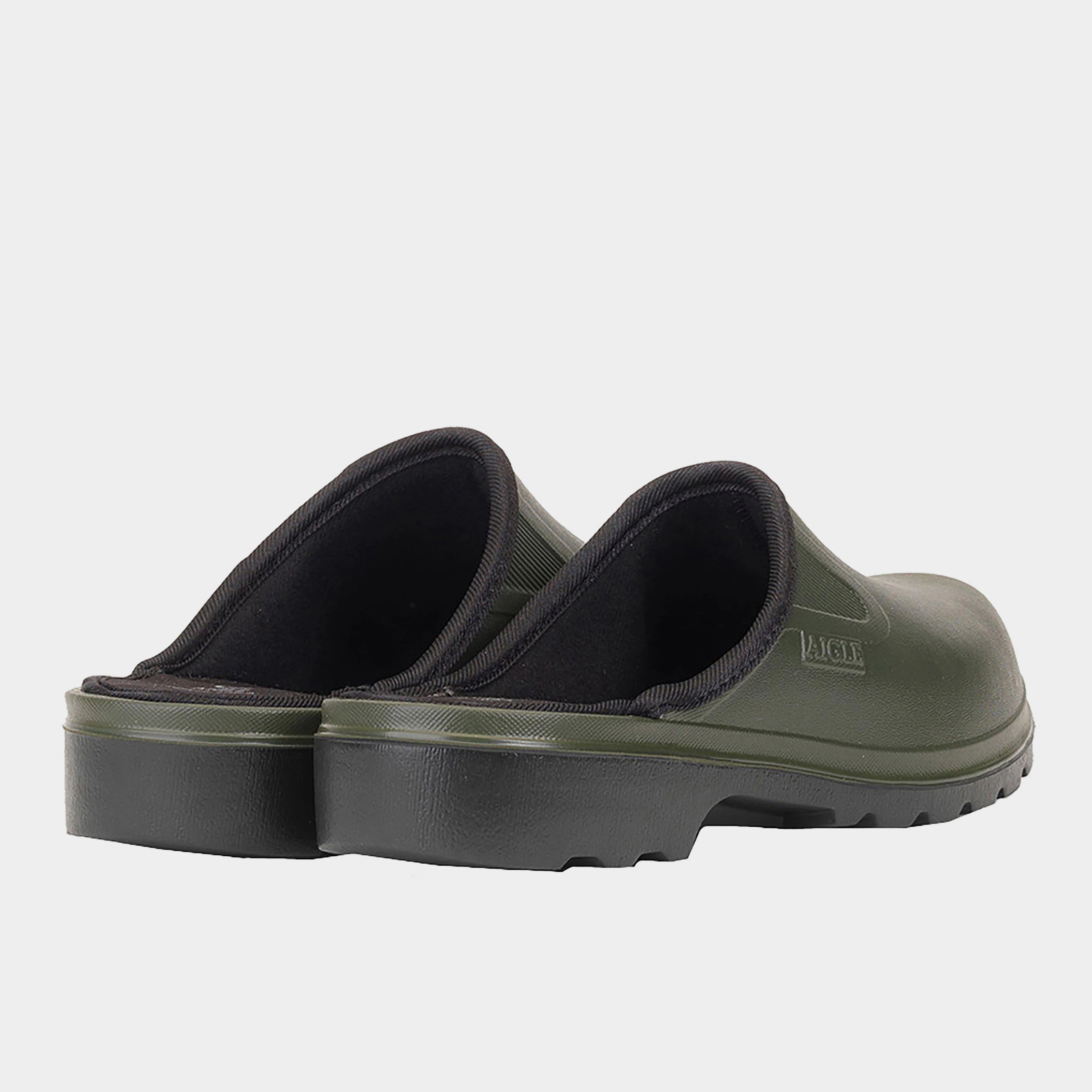 Mens Taden Clogs Kaki/Noir - Image 3