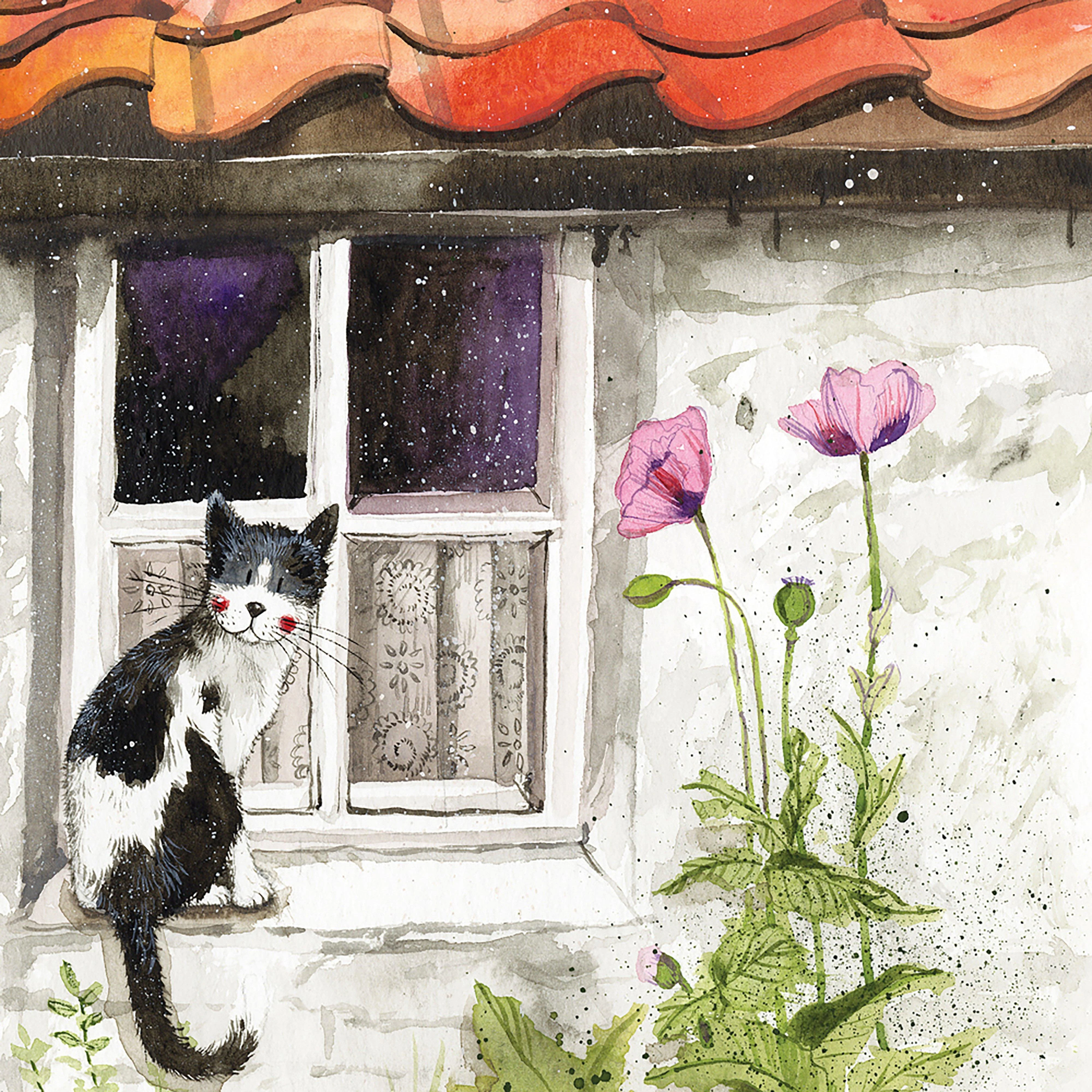 Blank Card Window Cat - Image 2