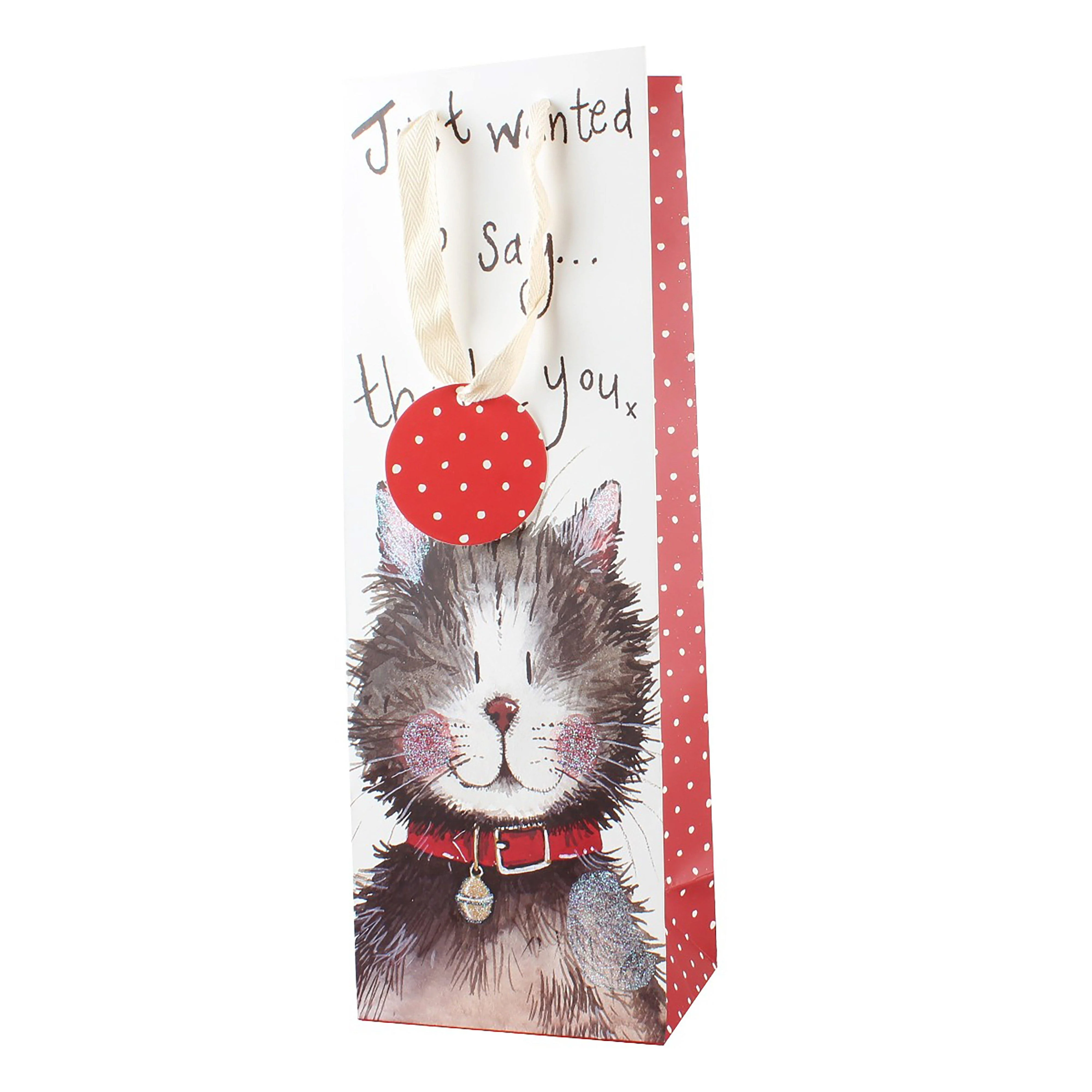 Bottle Bag Thank You Cat - Image 3
