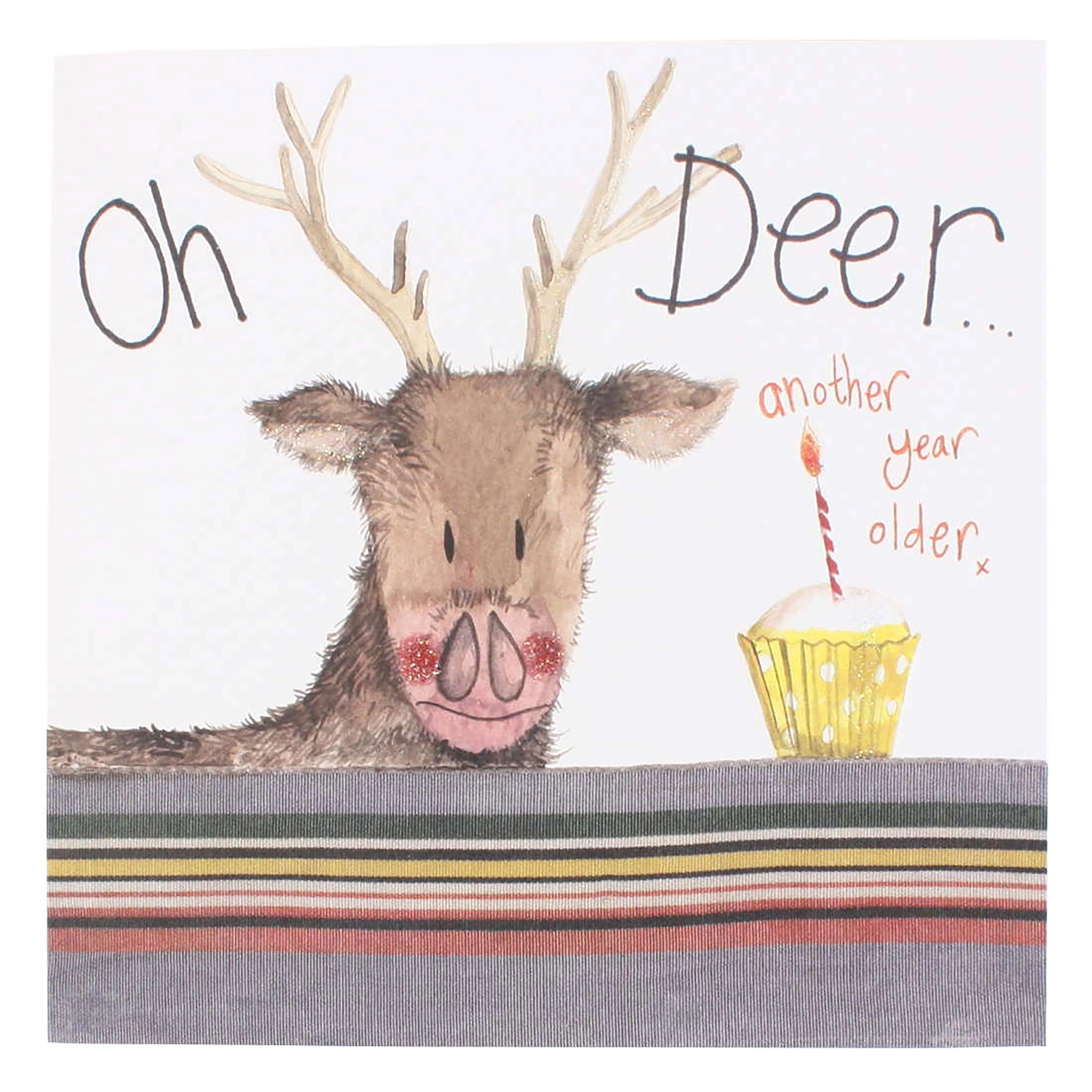 Little Sparkle Card Oh Deer - Image 2