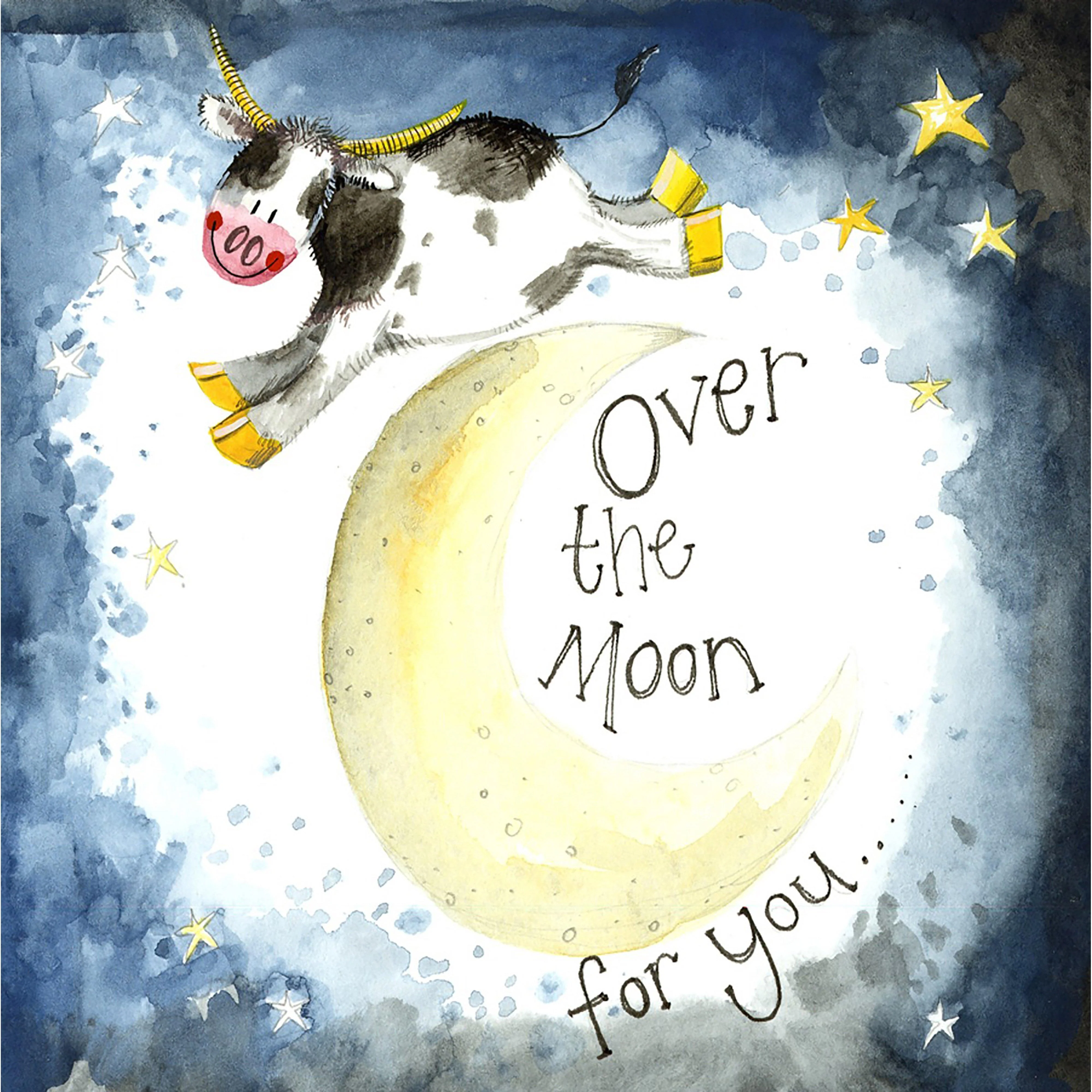 Moon & Starlight Cow Card - Image 2