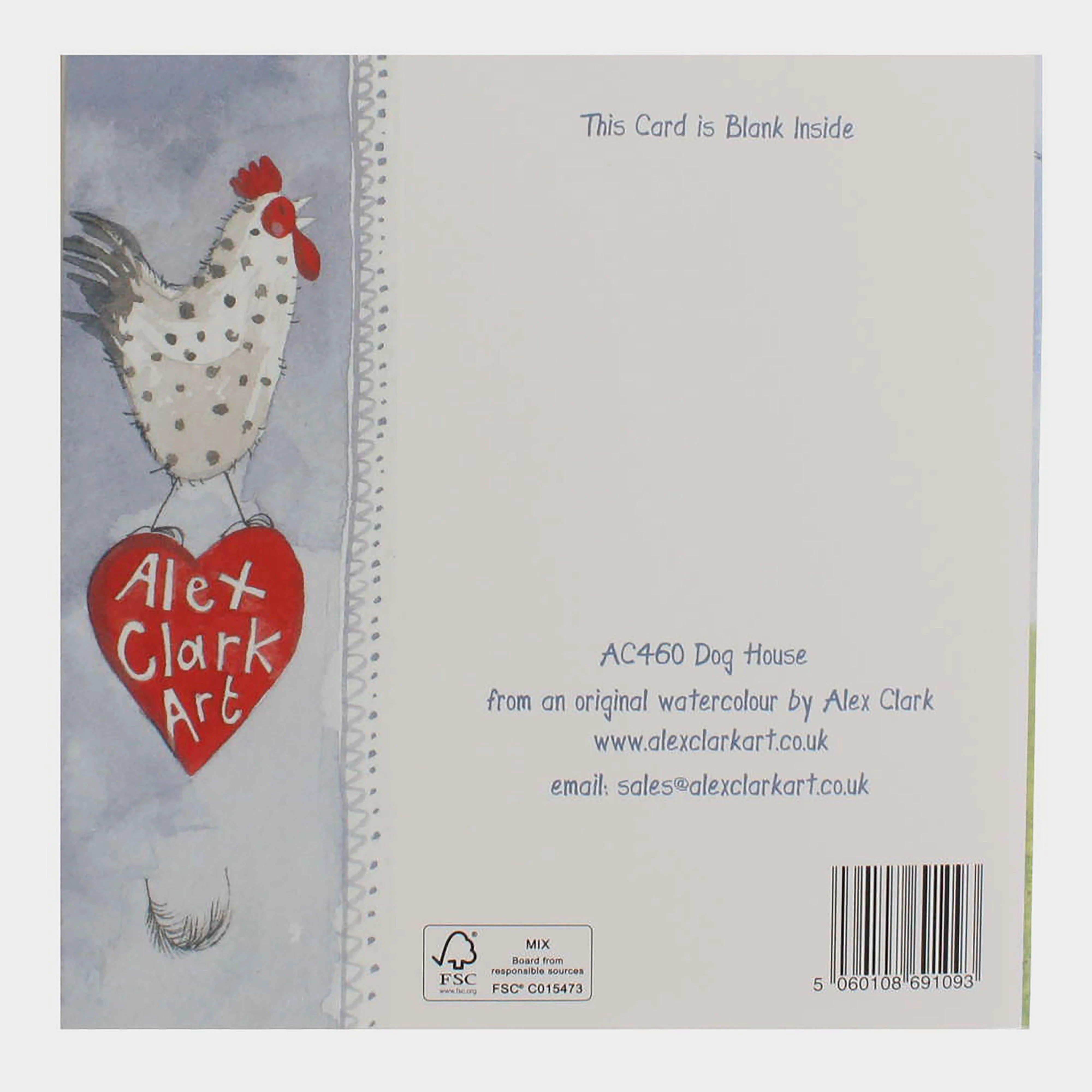 Square Occasion Card Dog House - Image 2