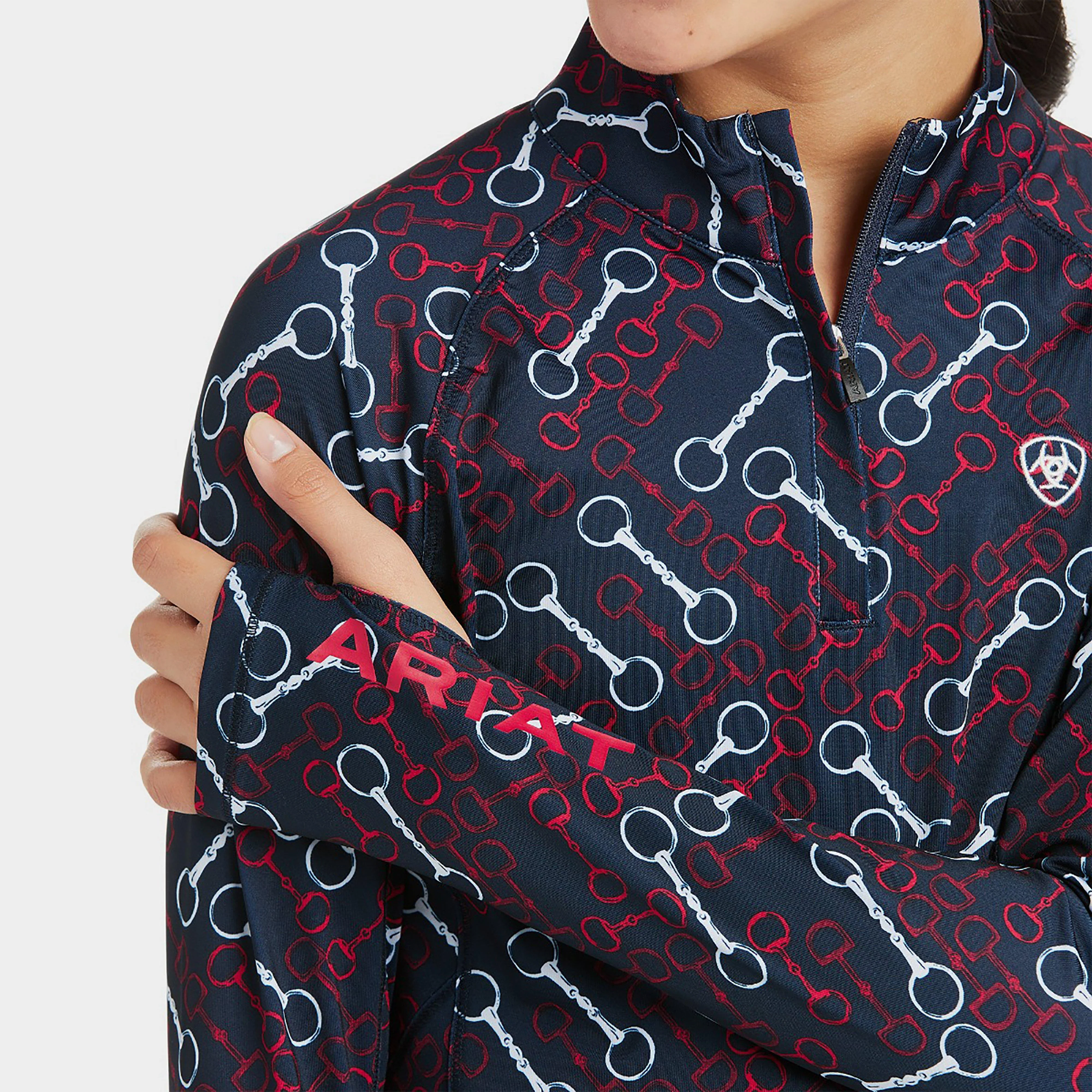 Childs Lowell 1/4 Zip Baselayer Team Print - Image 3