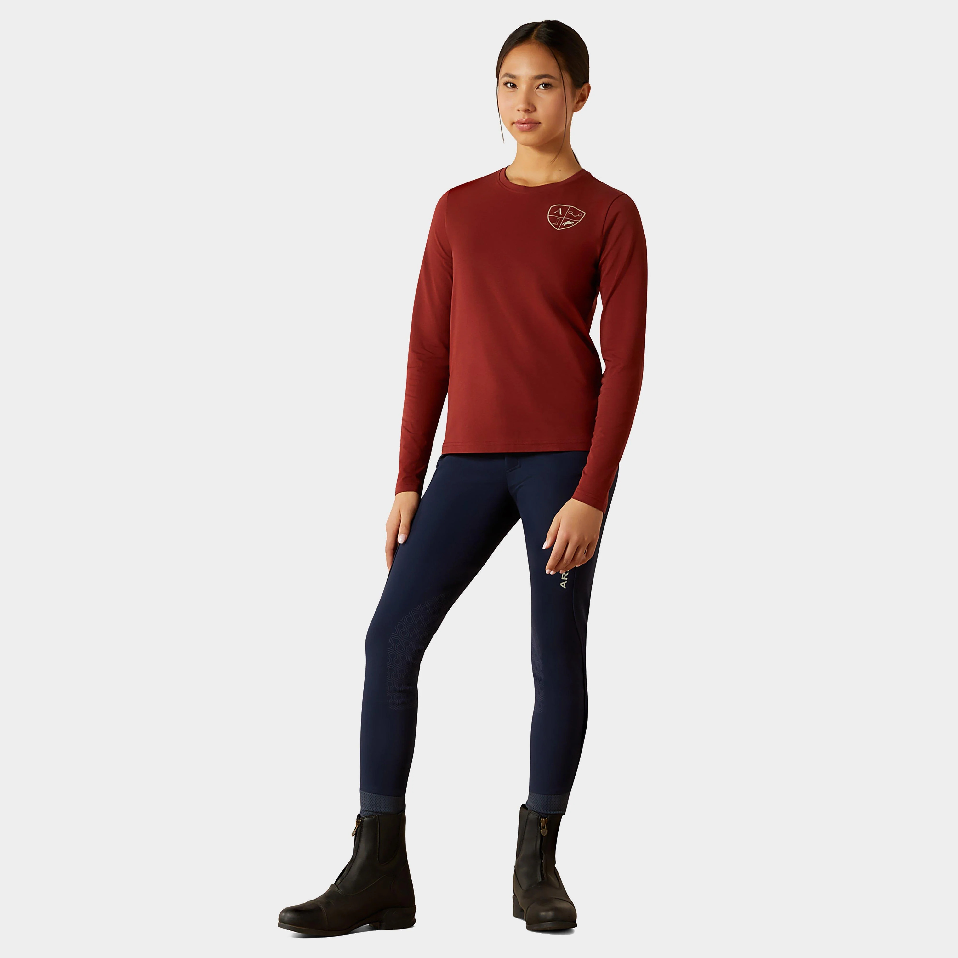Kids' Eq Icons T-Shirt Madder Brown - Image 5