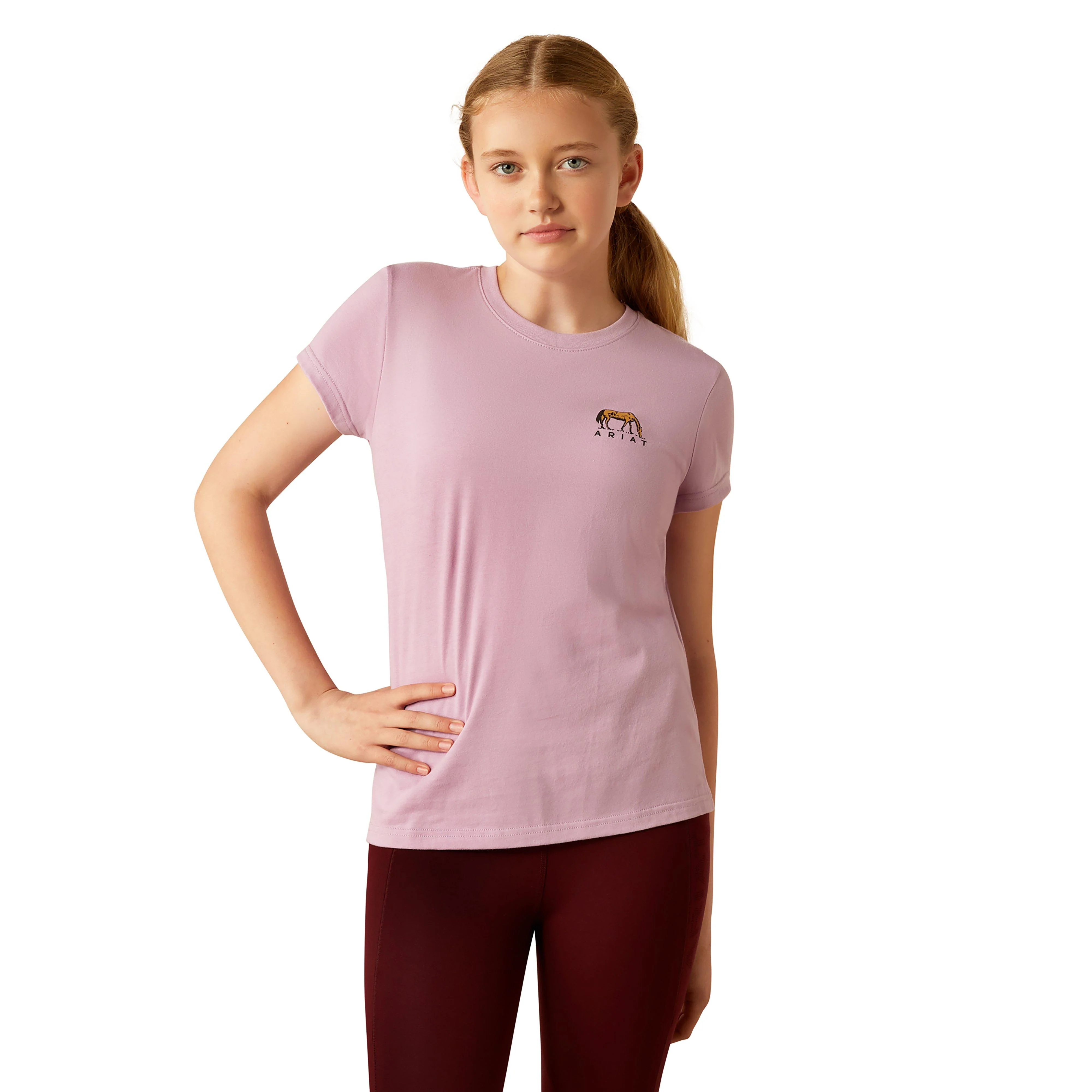 Kids Meadow Pony T-Shirt Lavender - Image 6