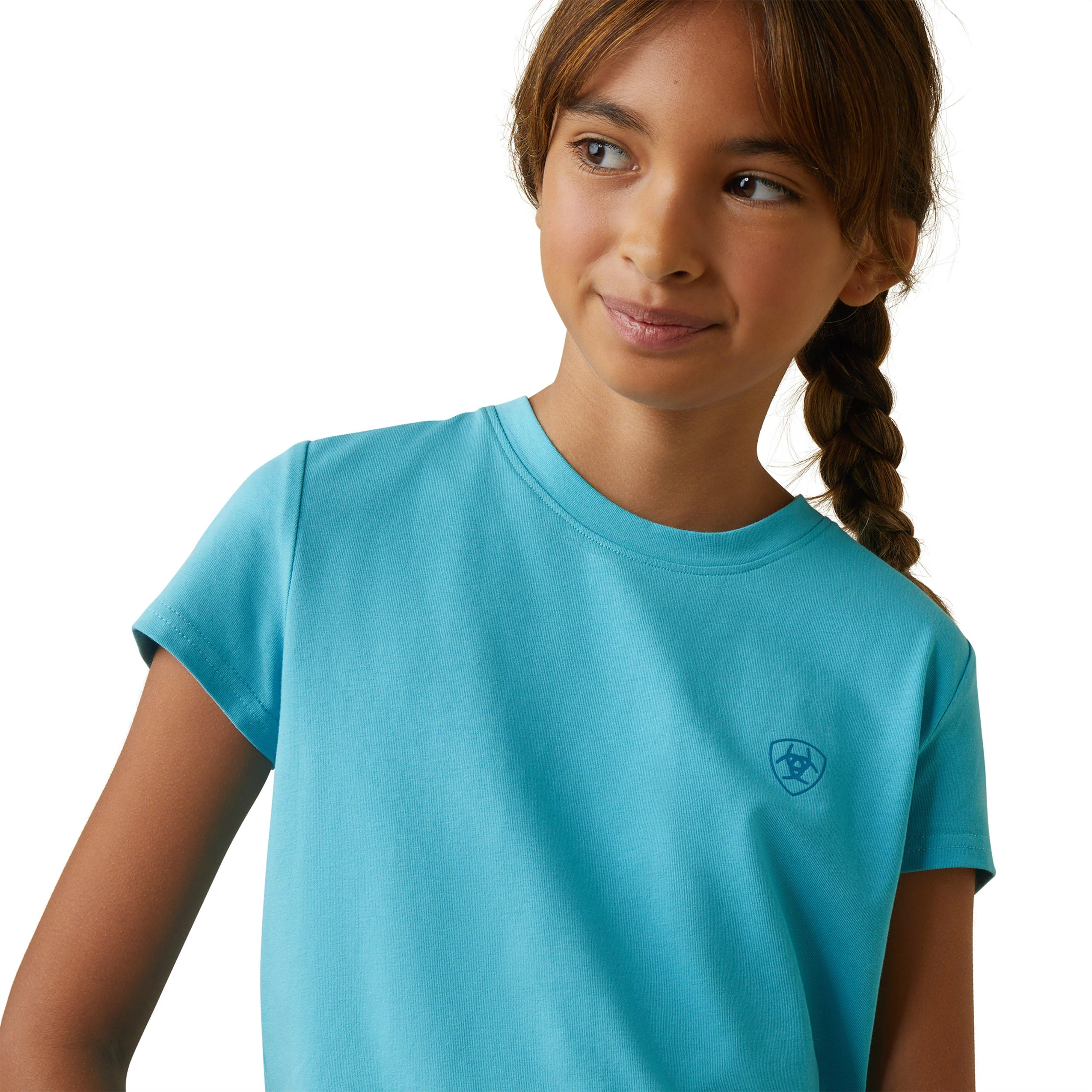 Kids Varsity Camo T-Shirt Maui Blue - Image 3