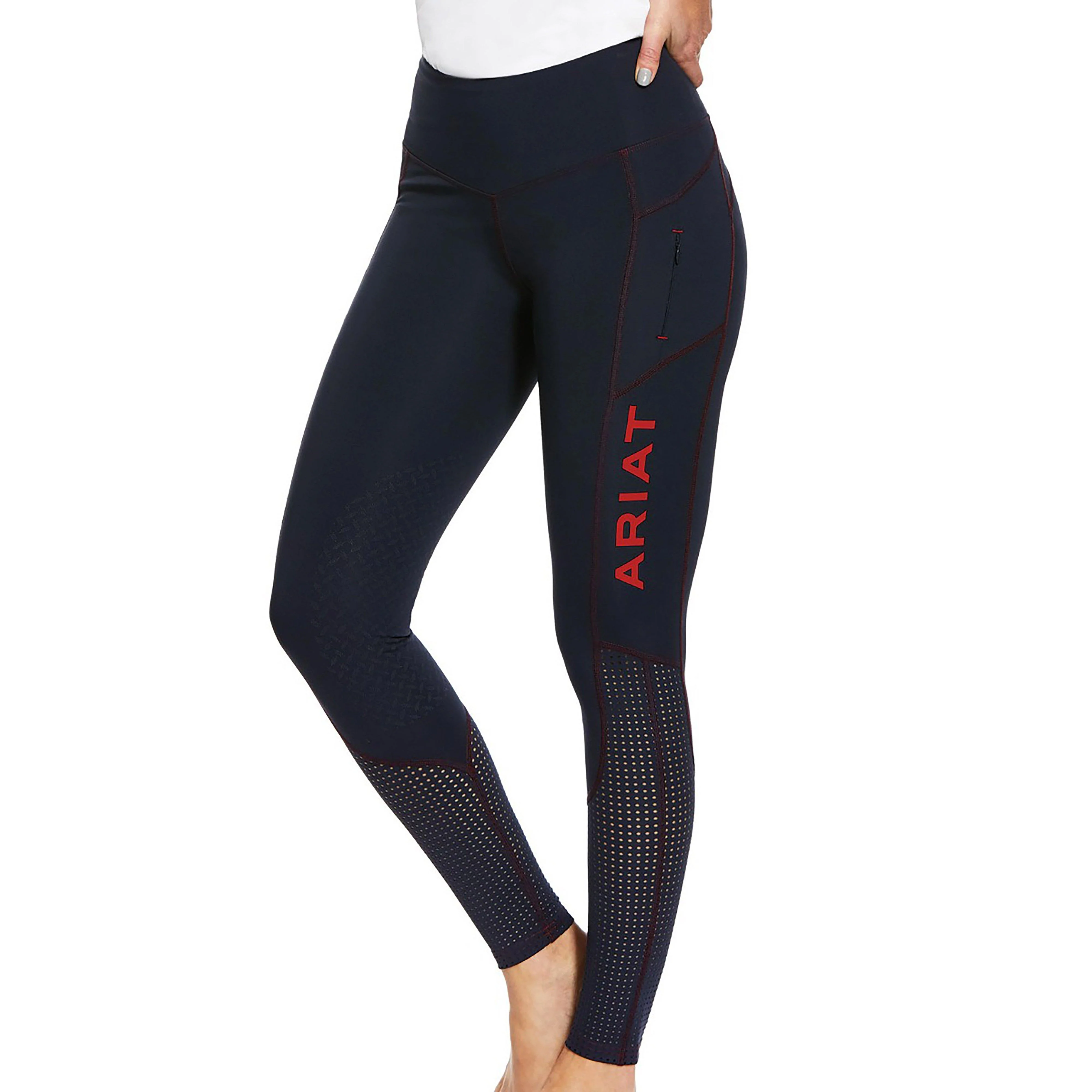 Ladies Eos Knee Patch Tights Team - Image 4