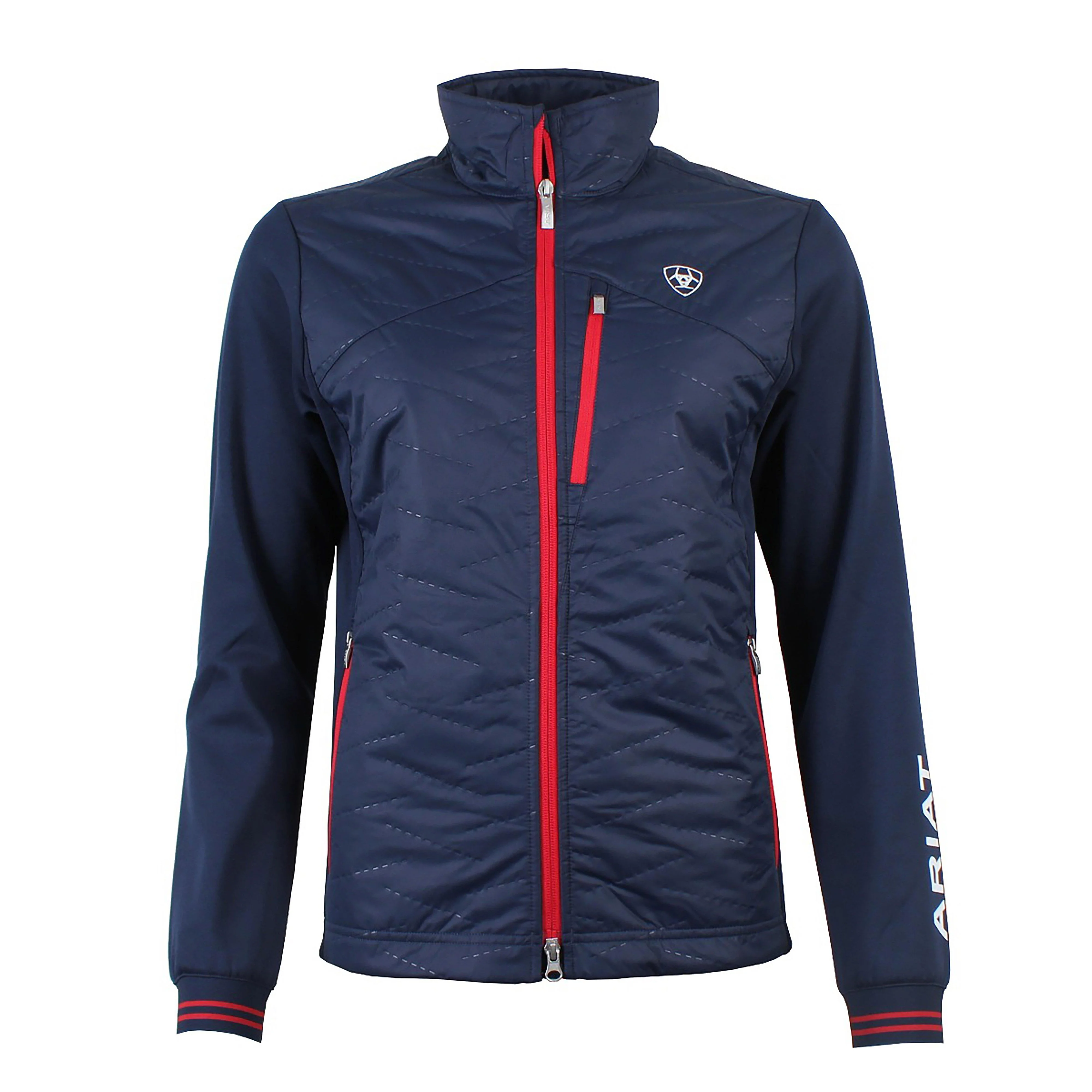 Ladies Hybrid Jacket Team Navy - Image 9