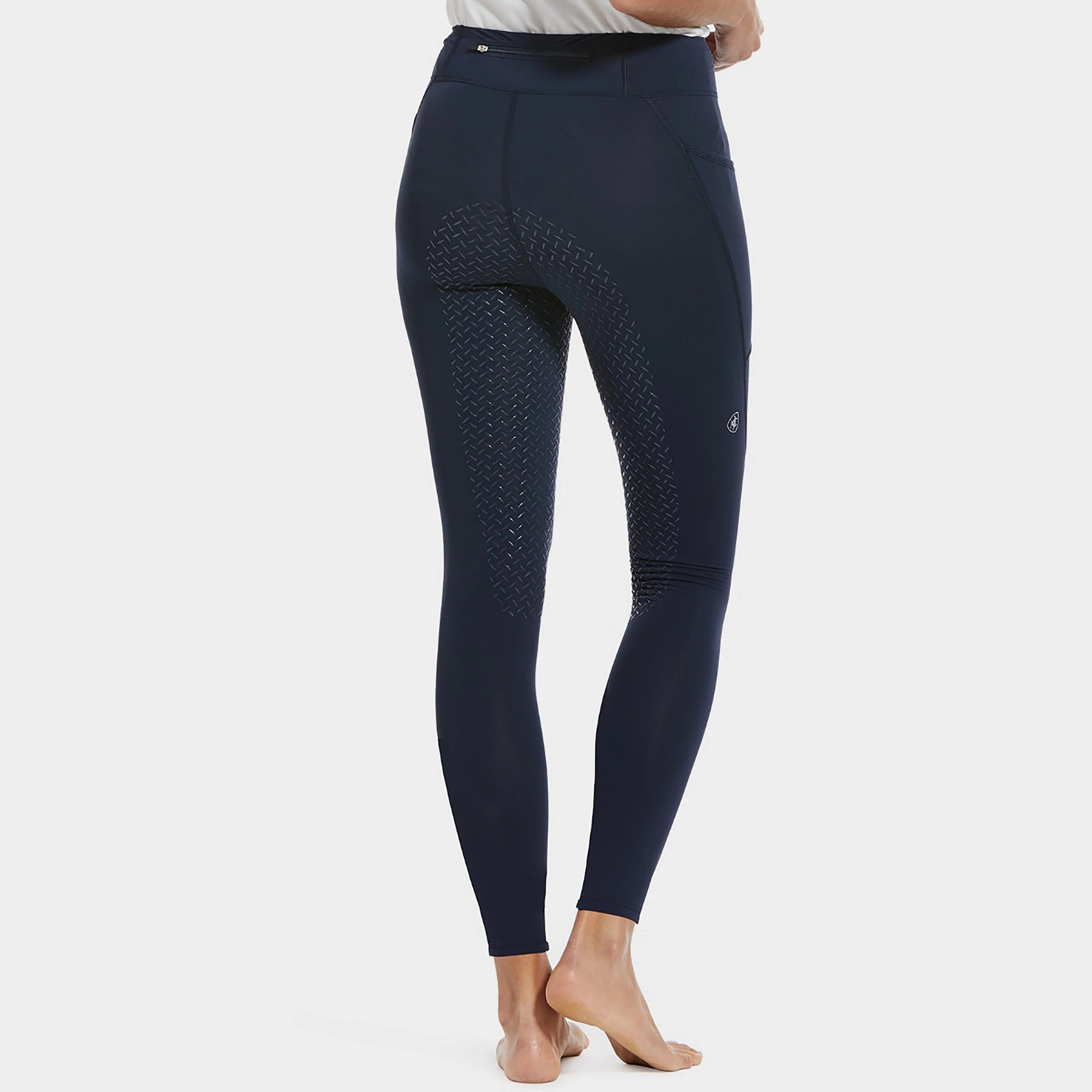 Ladies Prevail Insulated Full Seat Tights Navy Reflective - Image 4