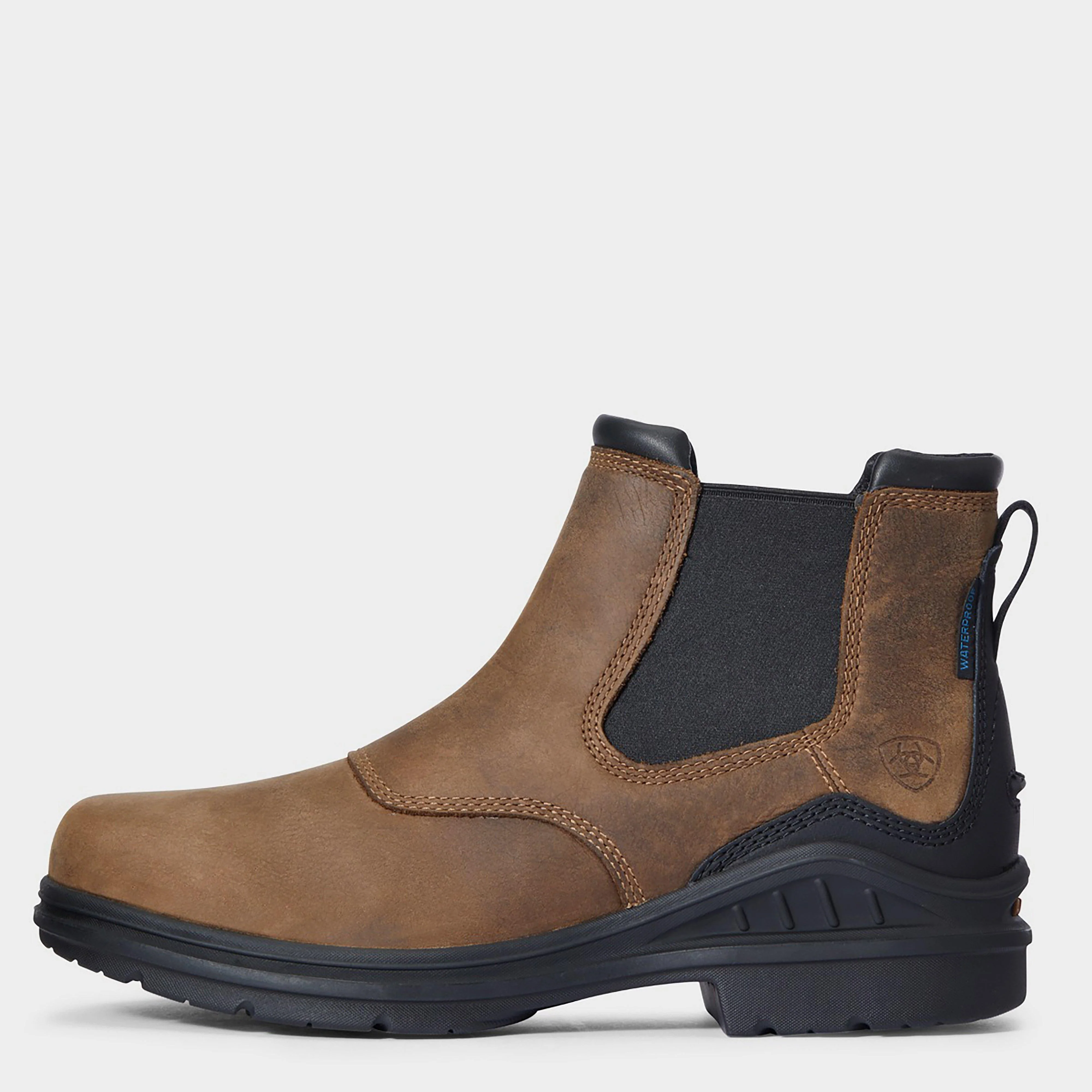 Mens Barnyard H20 Twin Gore II Boots Antique Brown - Image 2