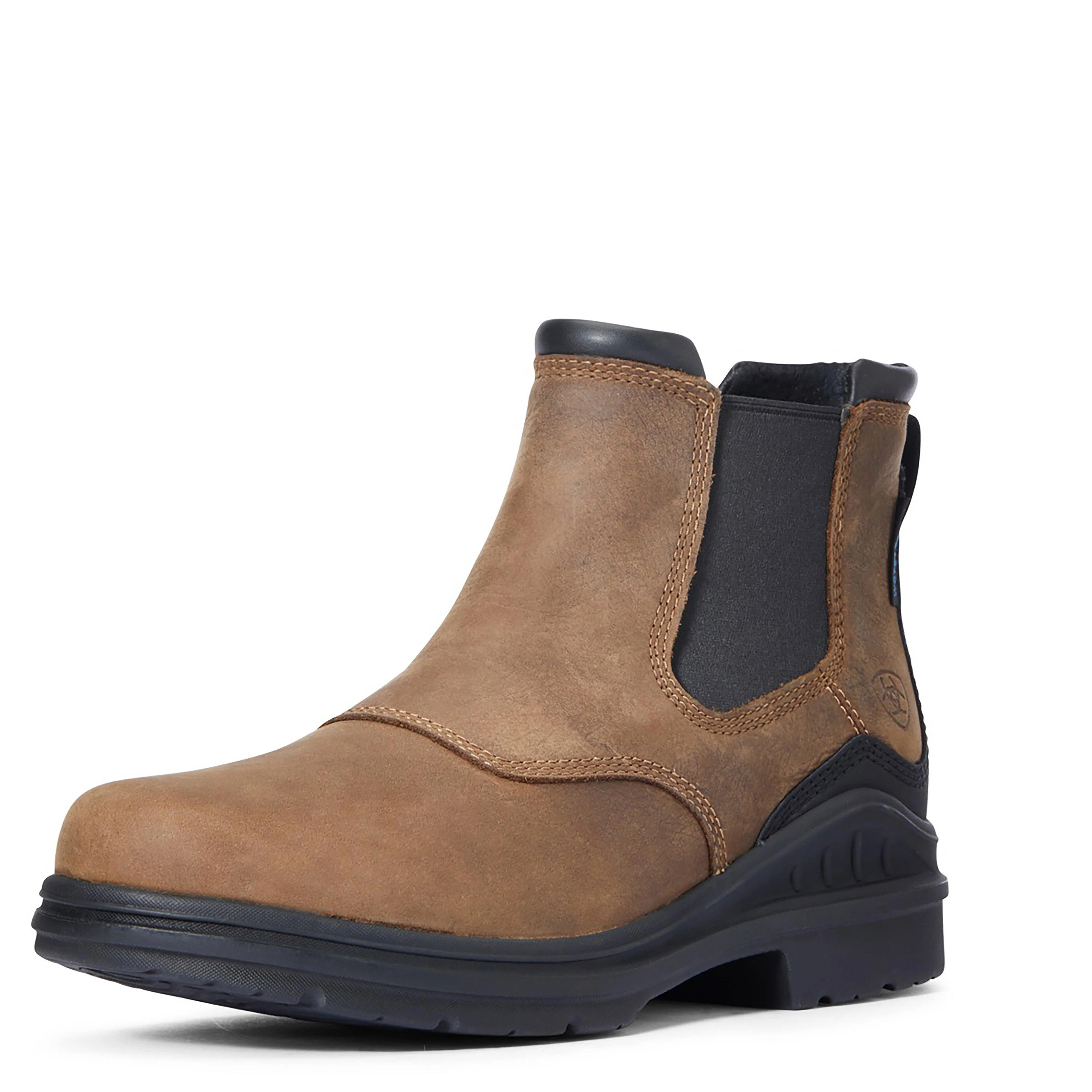 Mens Barnyard H20 Twin Gore II Boots Antique Brown - Image 6