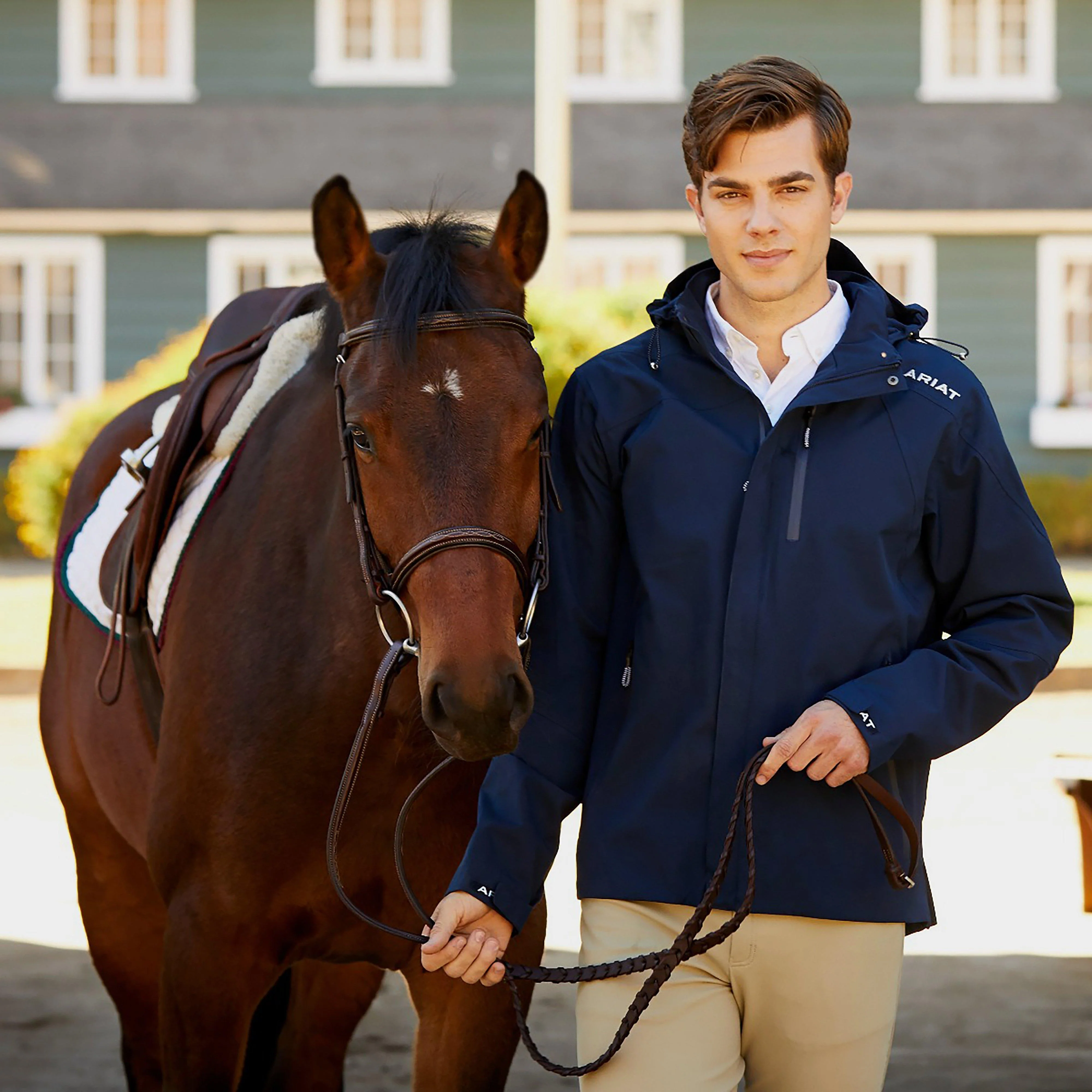Mens Coastal H2O Jacket Navy - Image 7