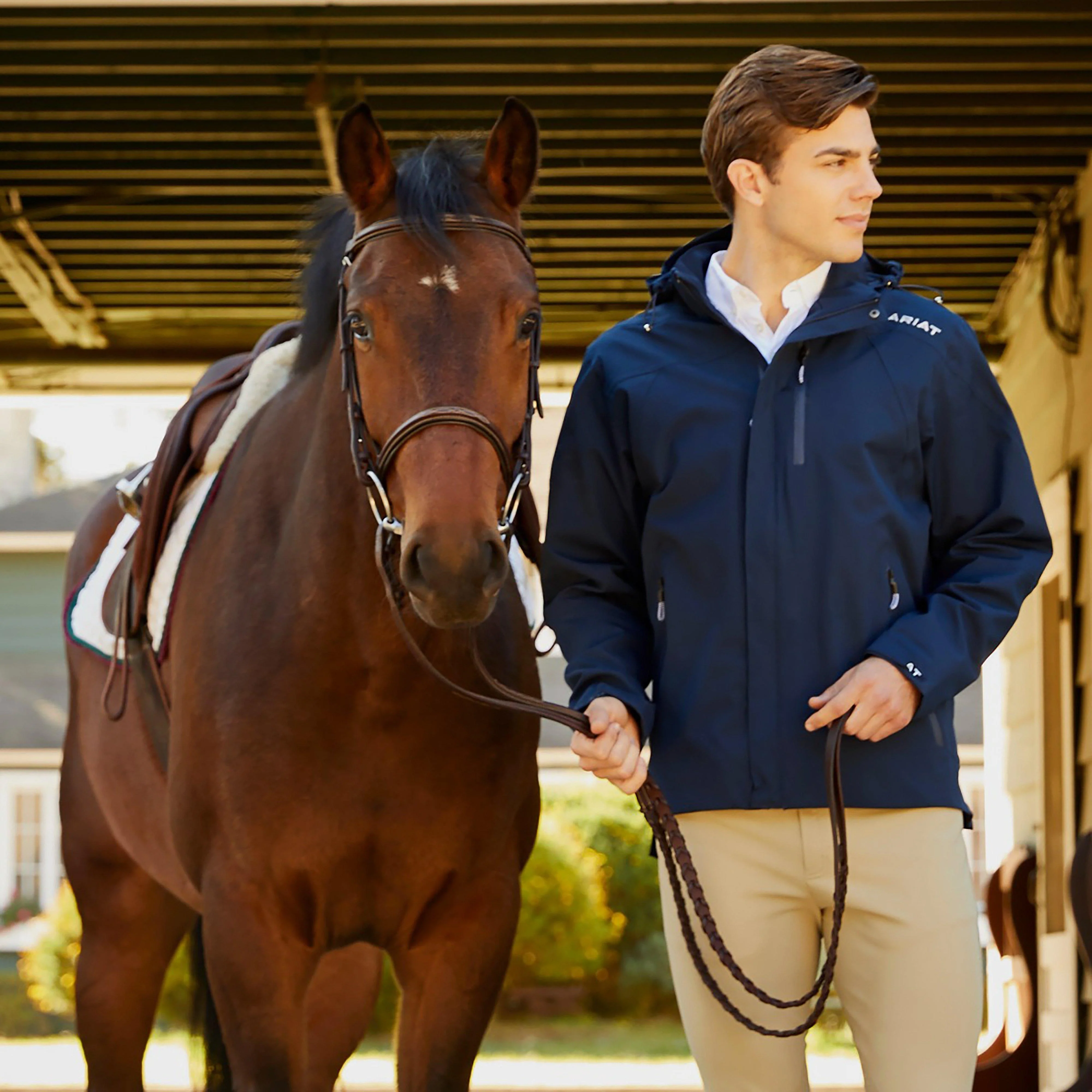 Mens Coastal H2O Jacket Navy - Image 8