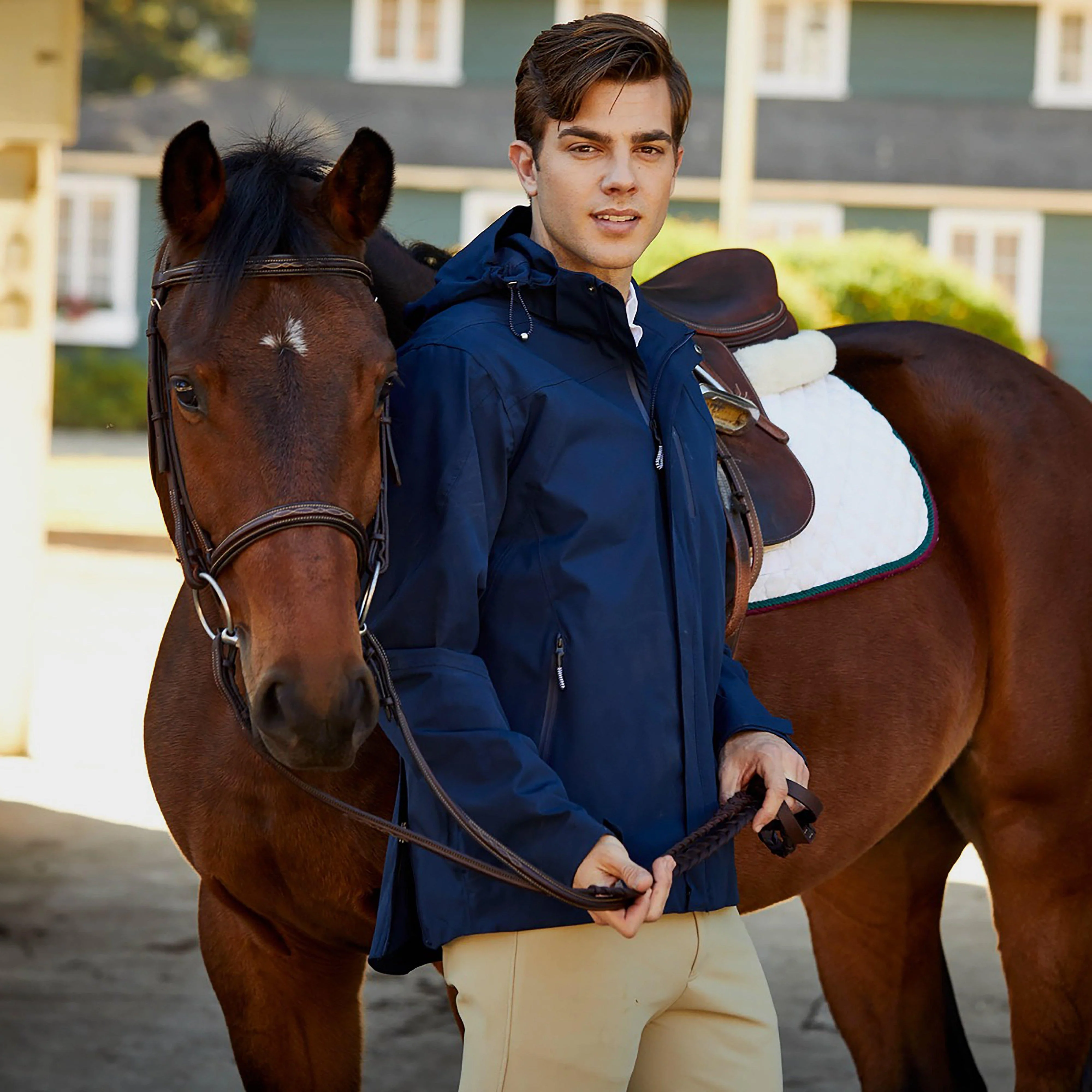 Mens Coastal H2O Jacket Navy - Image 9