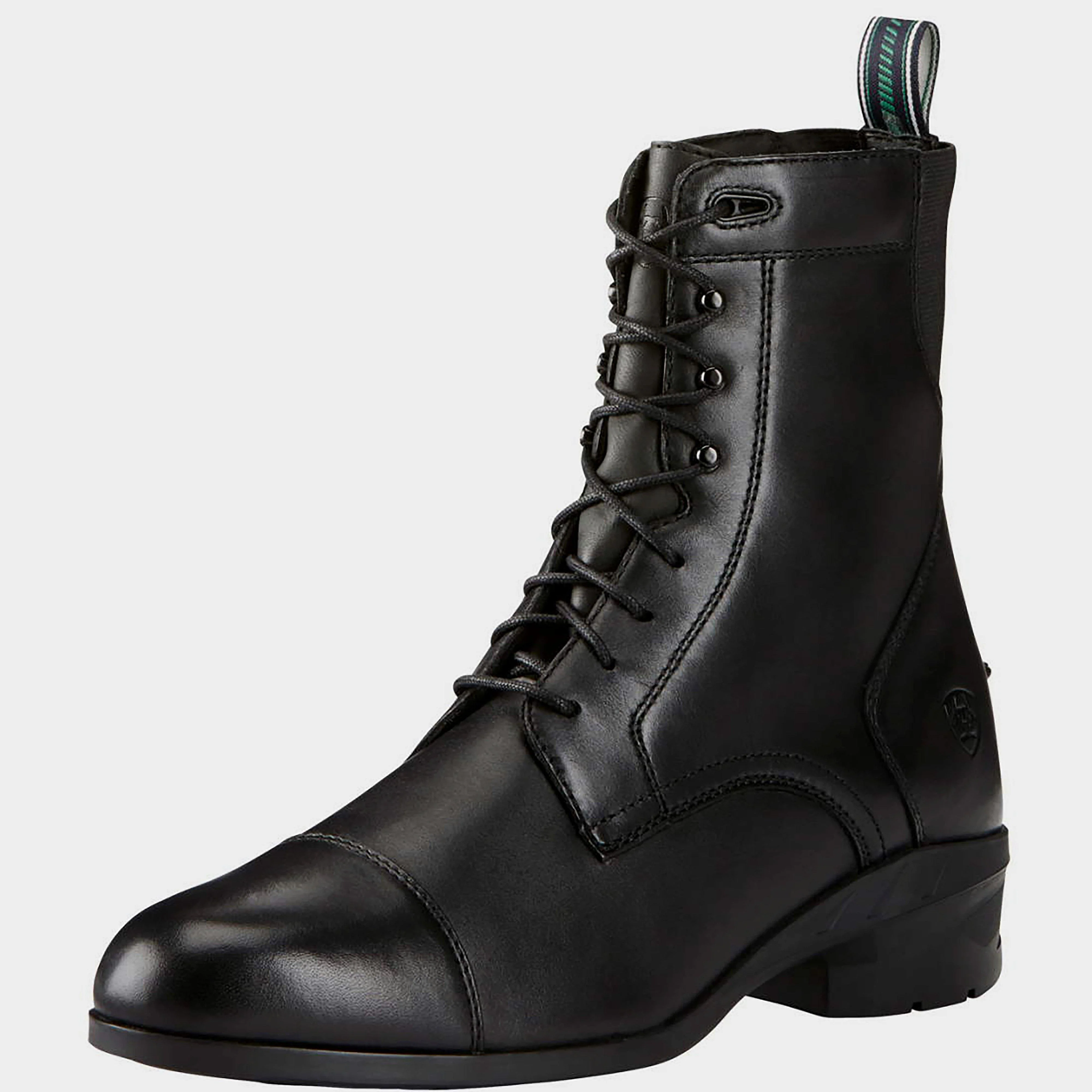 Mens Heritage IV Lace Paddock Boots Black - Image 7