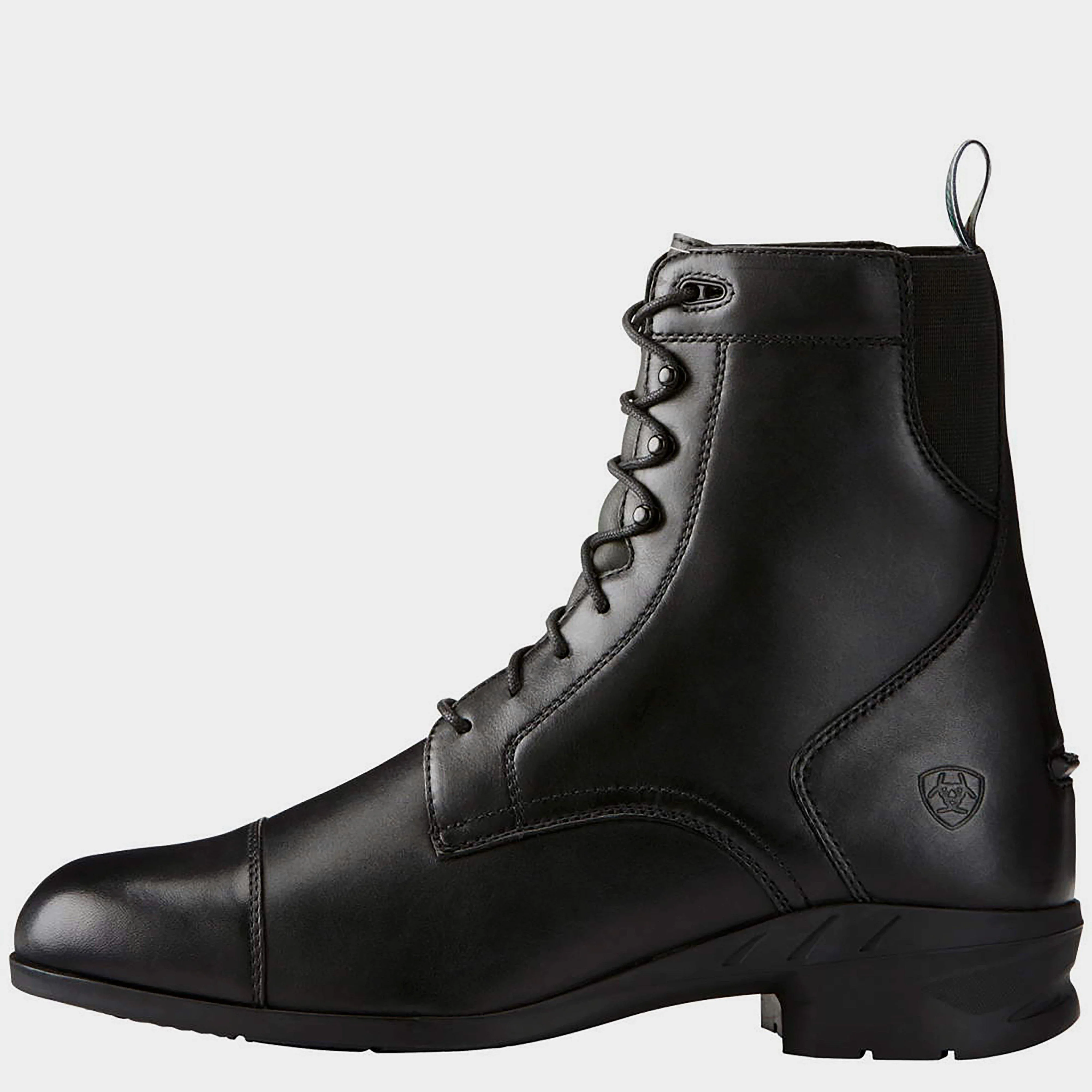 Mens Heritage IV Lace Paddock Boots Black - Image 8