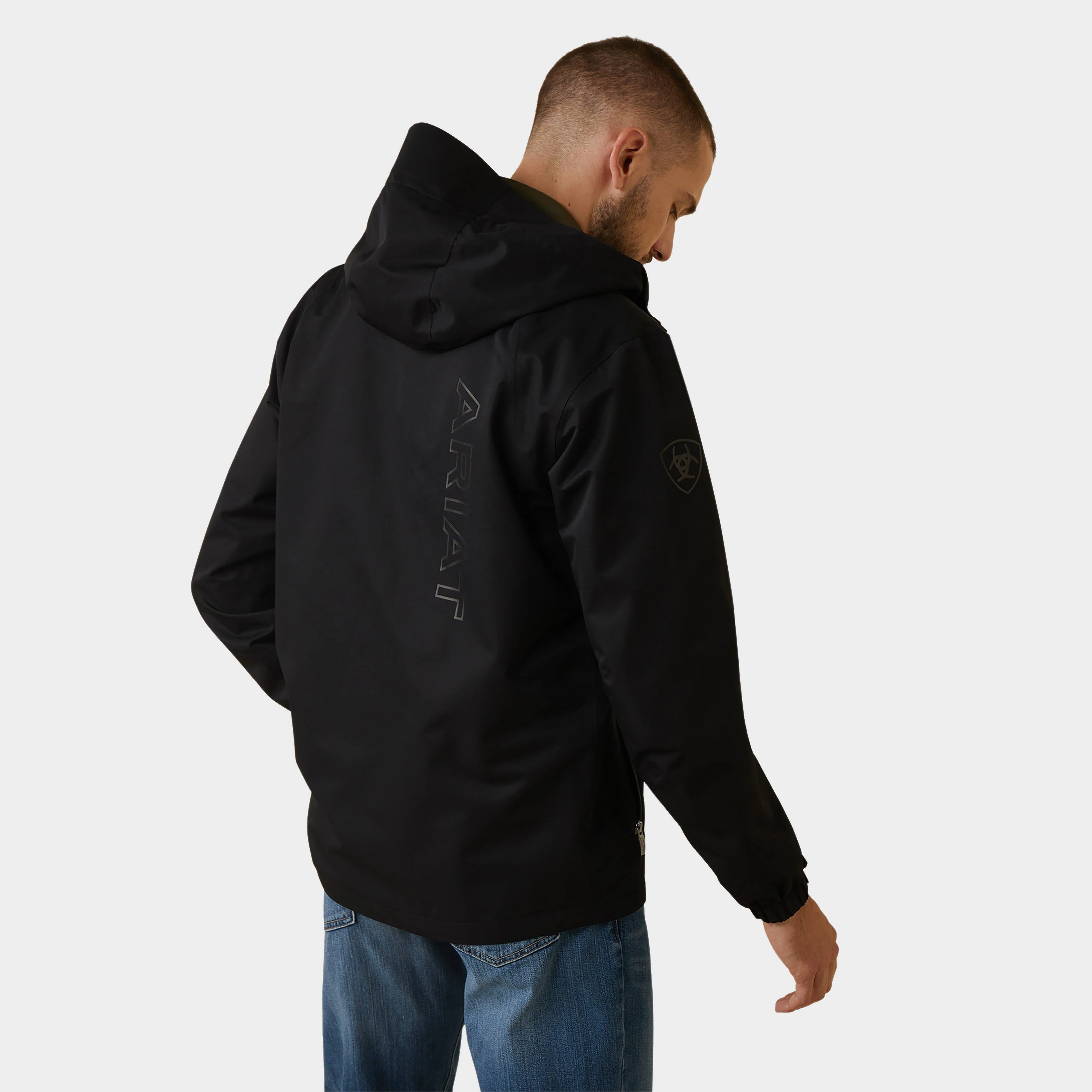 Mens Spectator Waterproof Jacket Black - Image 2