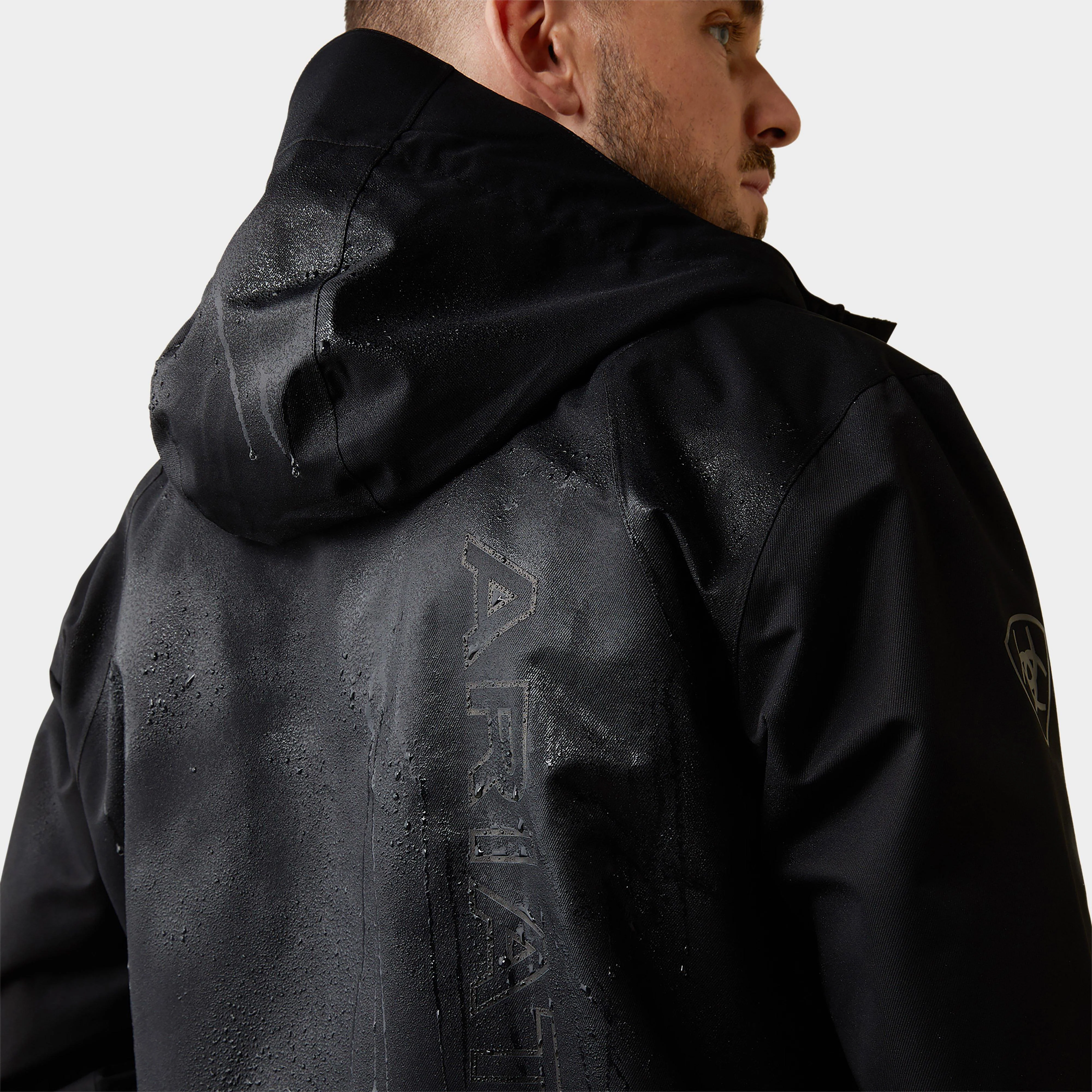 Mens Spectator Waterproof Jacket Black - Image 3