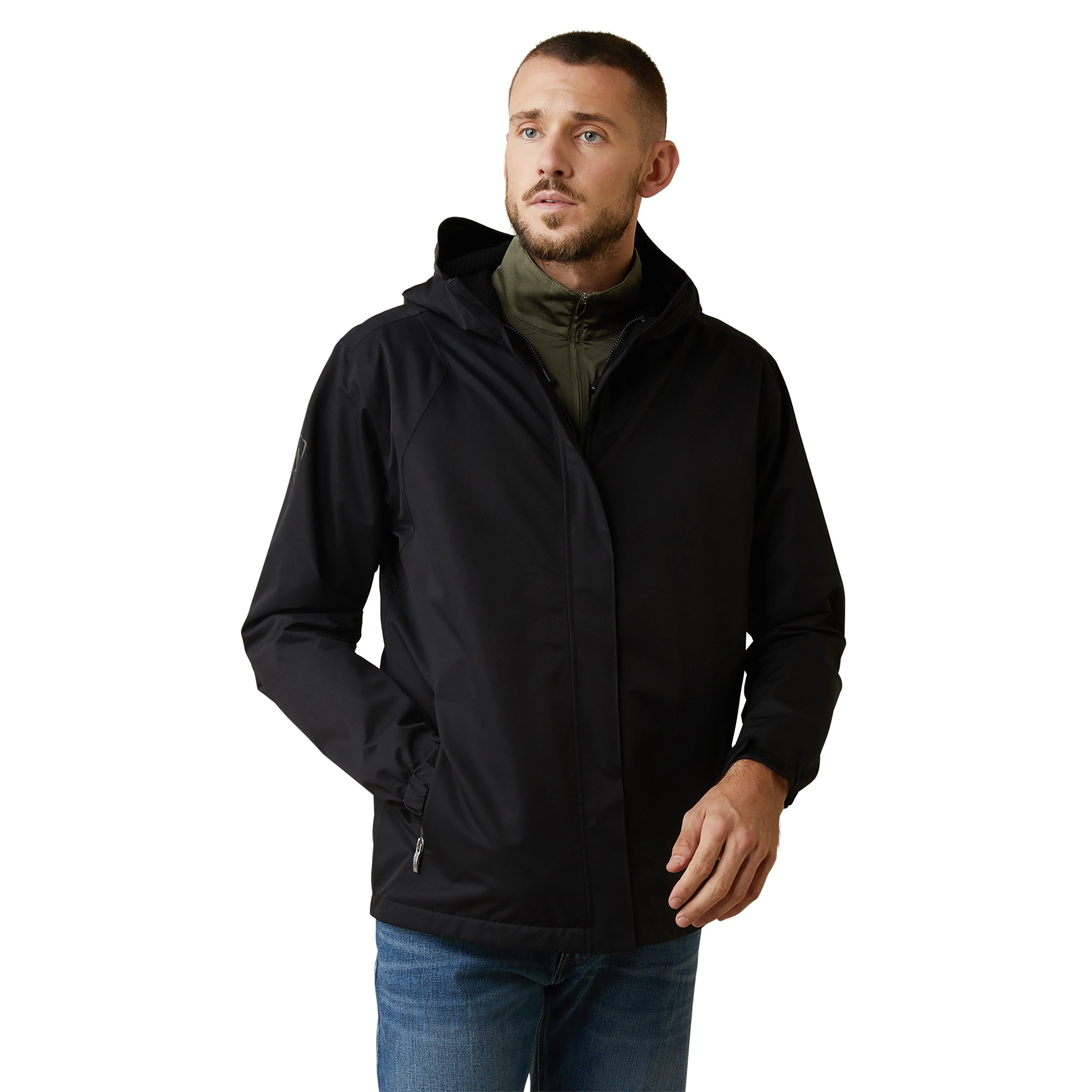 Mens Spectator Waterproof Jacket Black - Image 6