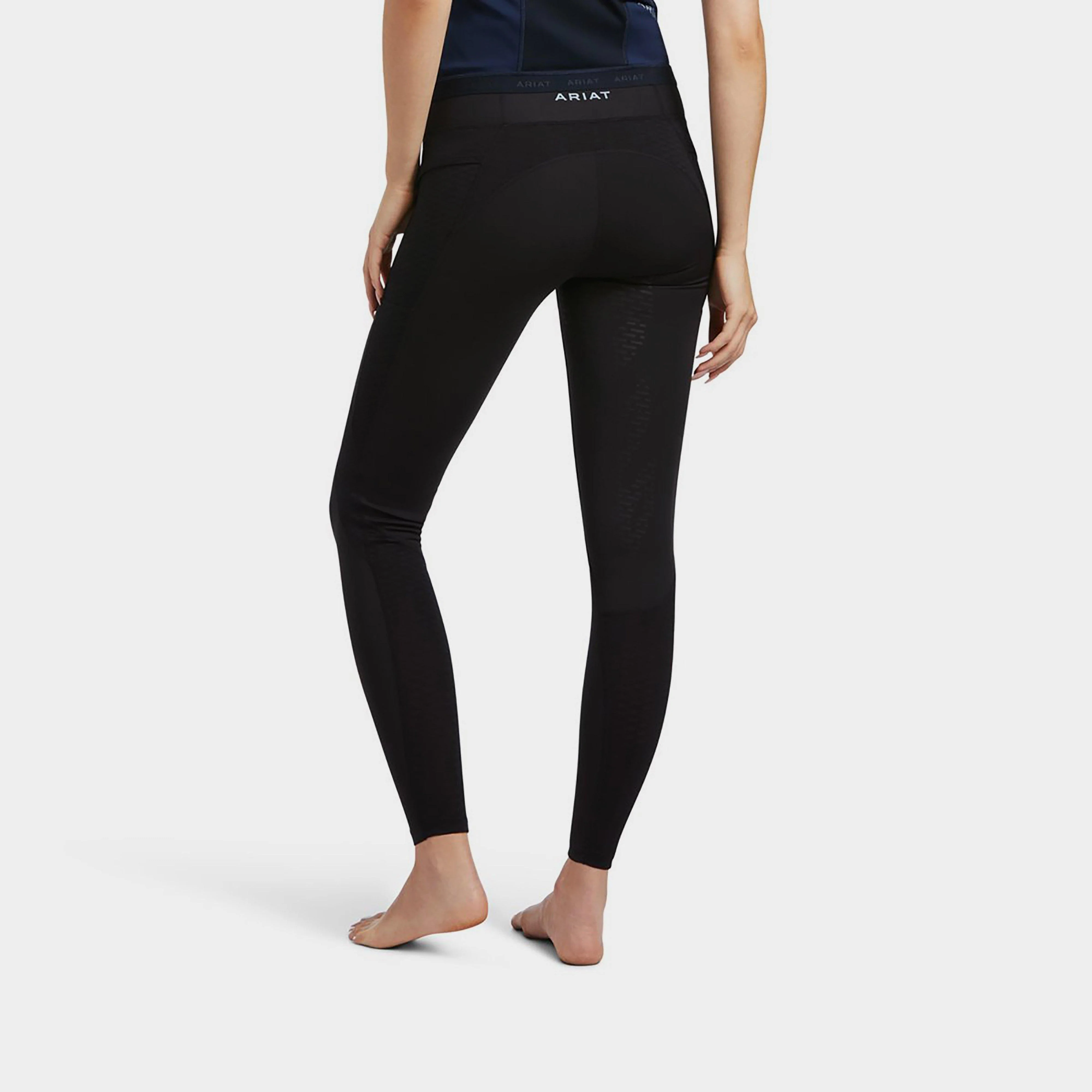 Womens Ascent Half Grip Tights Black - Image 2