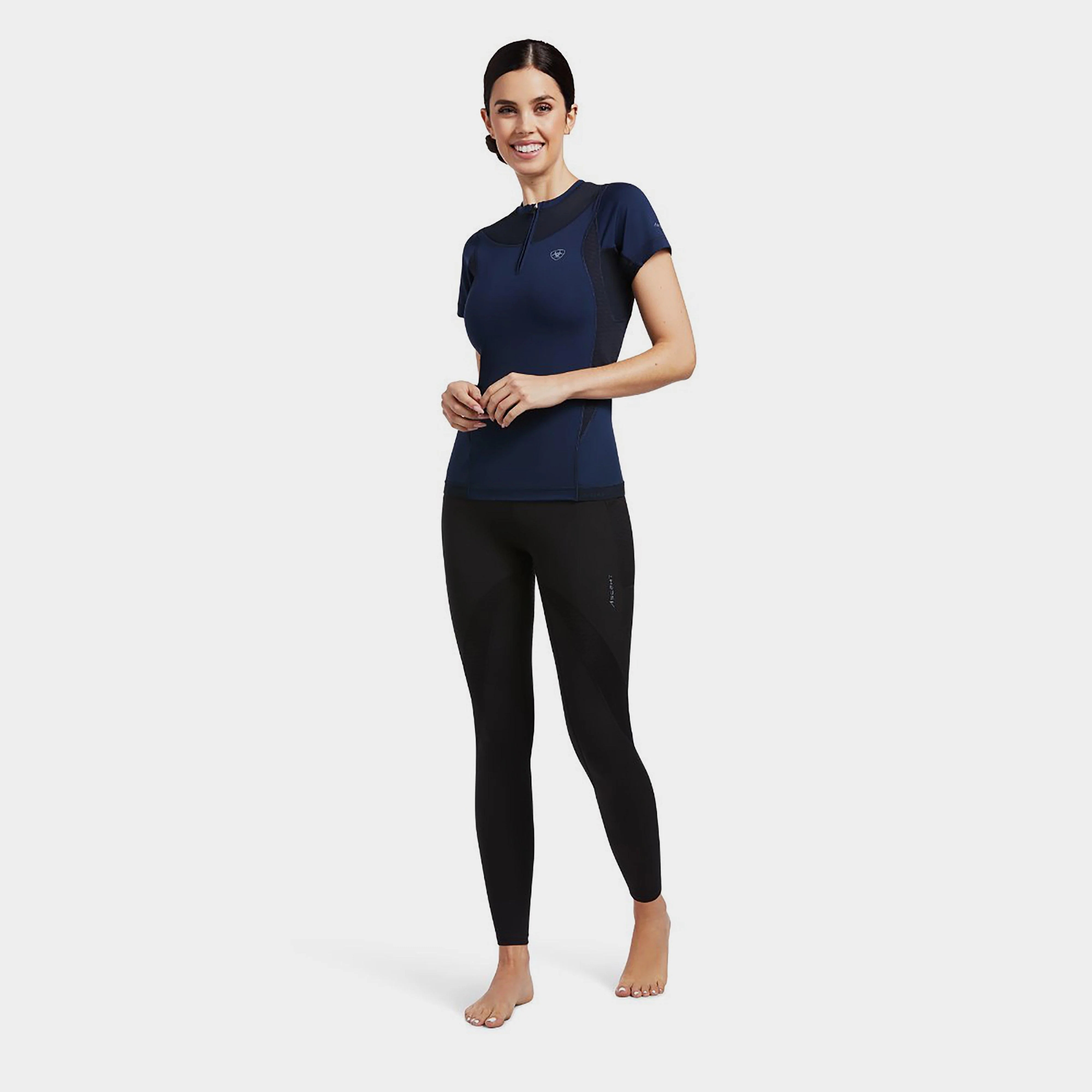 Womens Ascent Half Grip Tights Black - Image 3