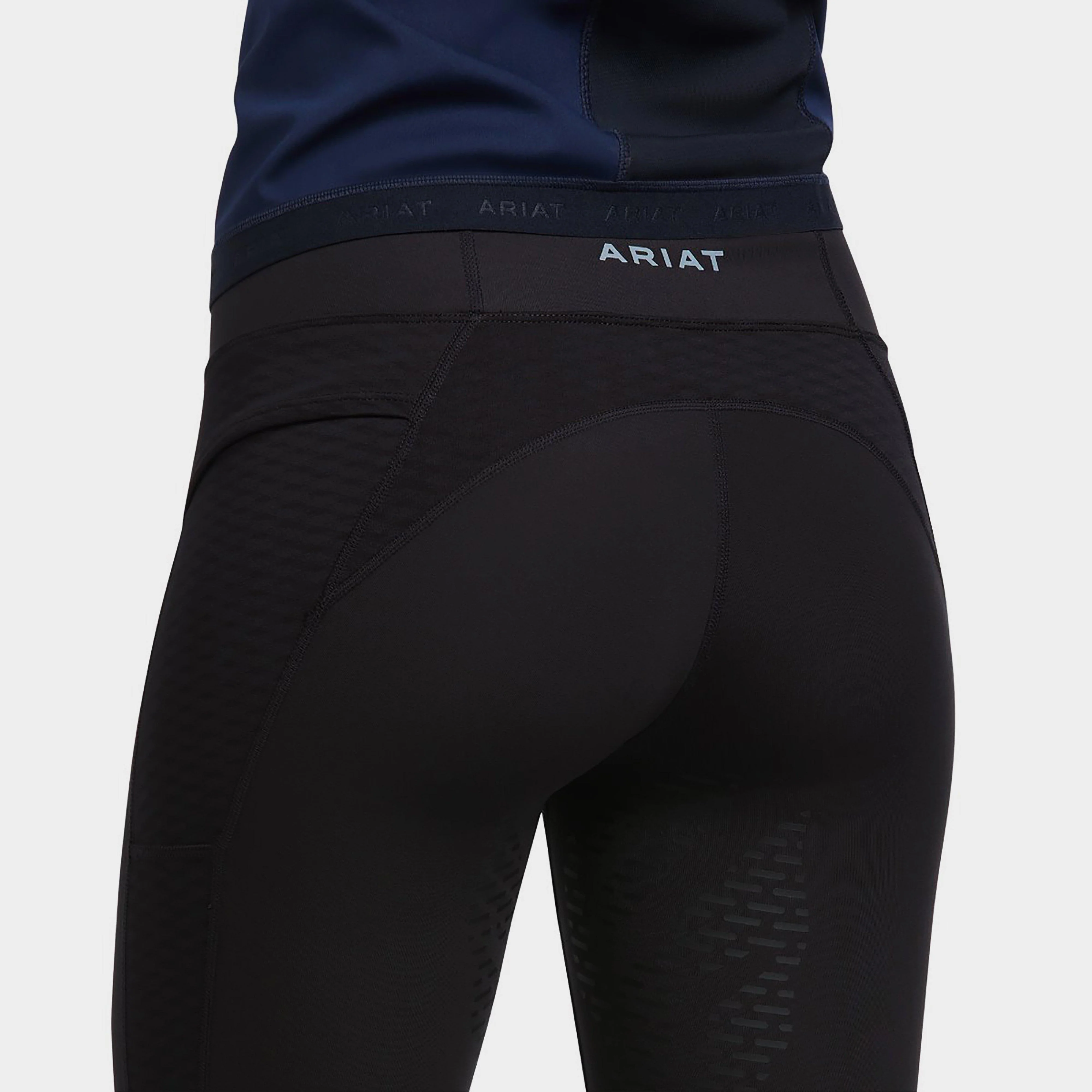 Womens Ascent Half Grip Tights Black - Image 6