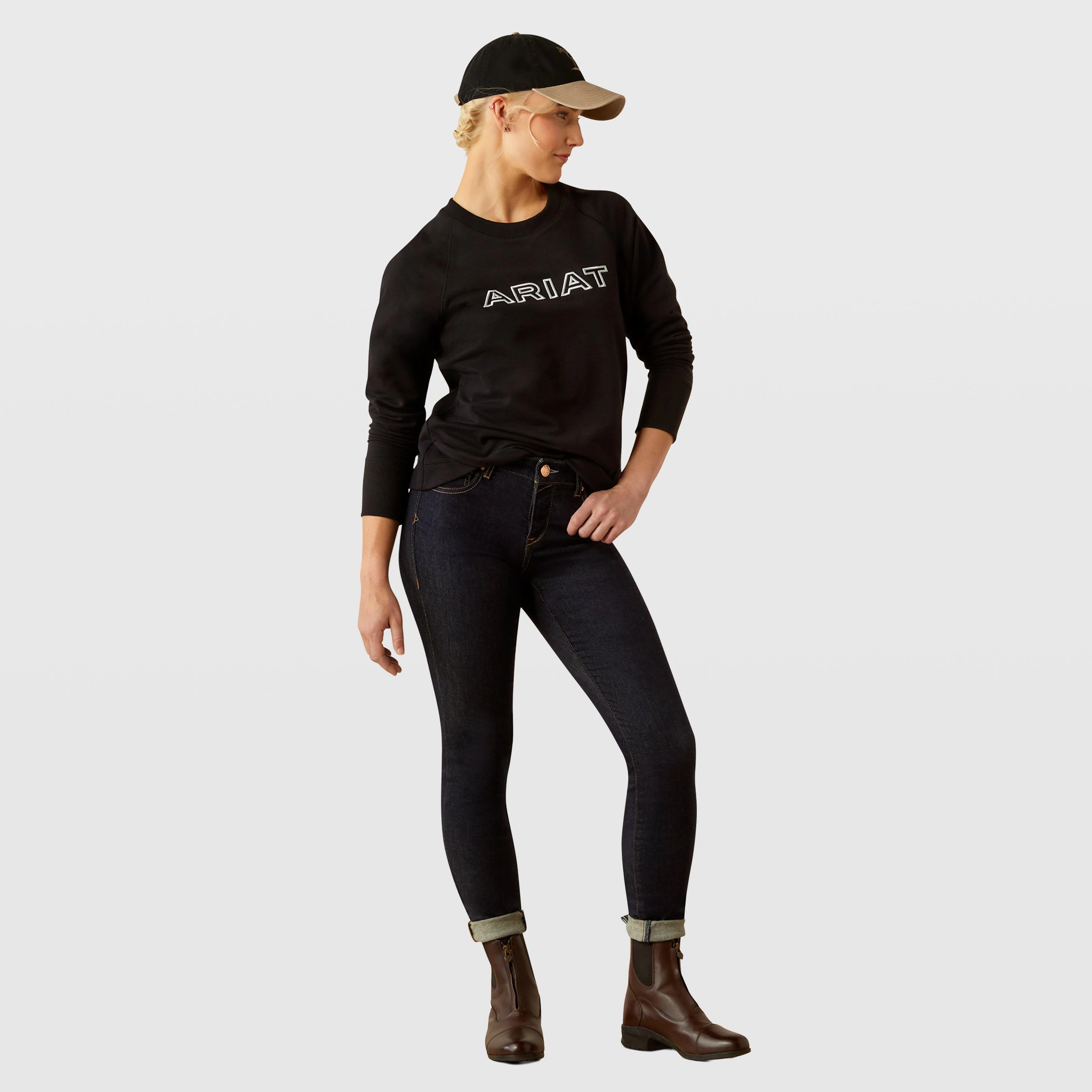 Womens Benicia Sweatshirt  Black - Image 4