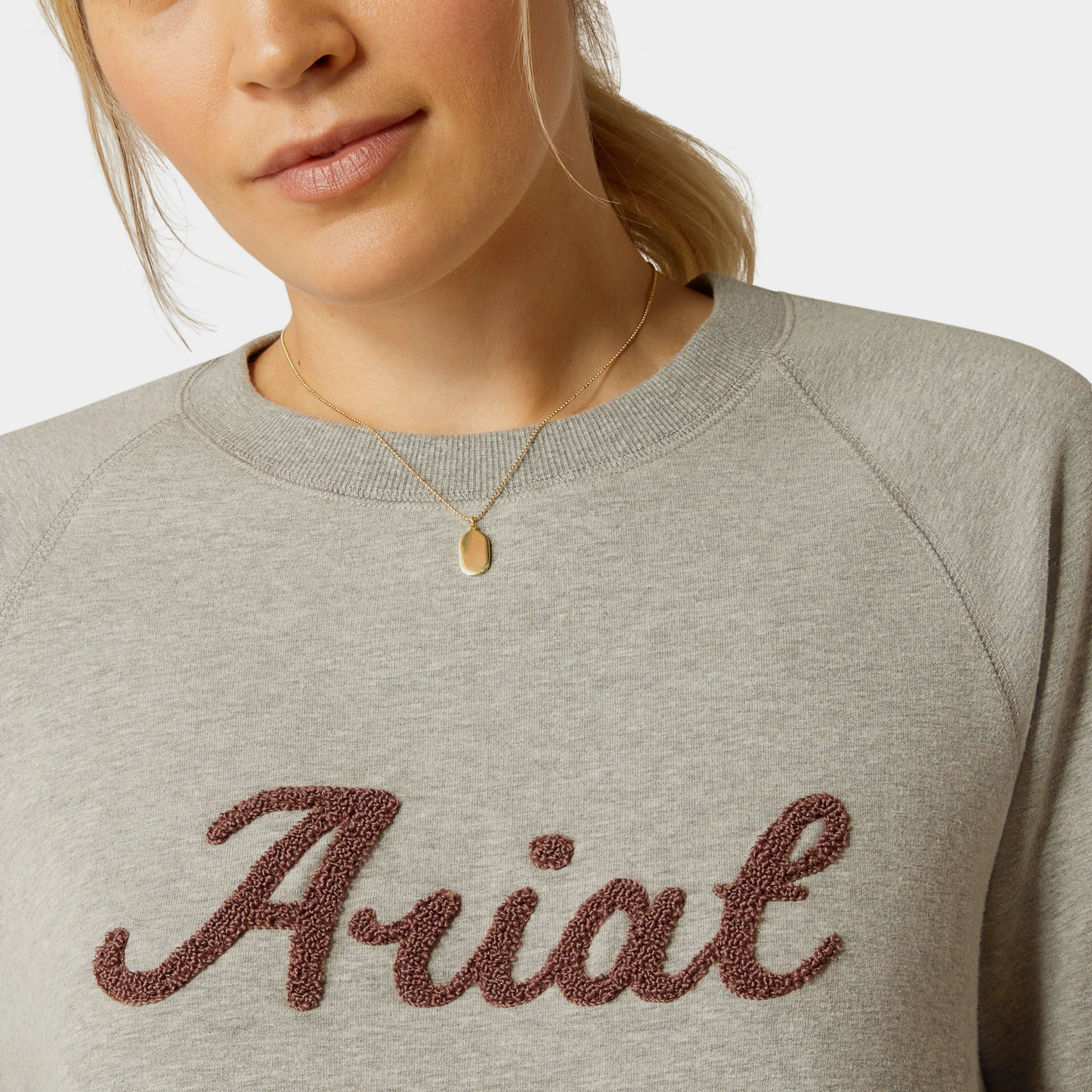 Womens Benicia Sweatshirt Heather Grey - Image 3