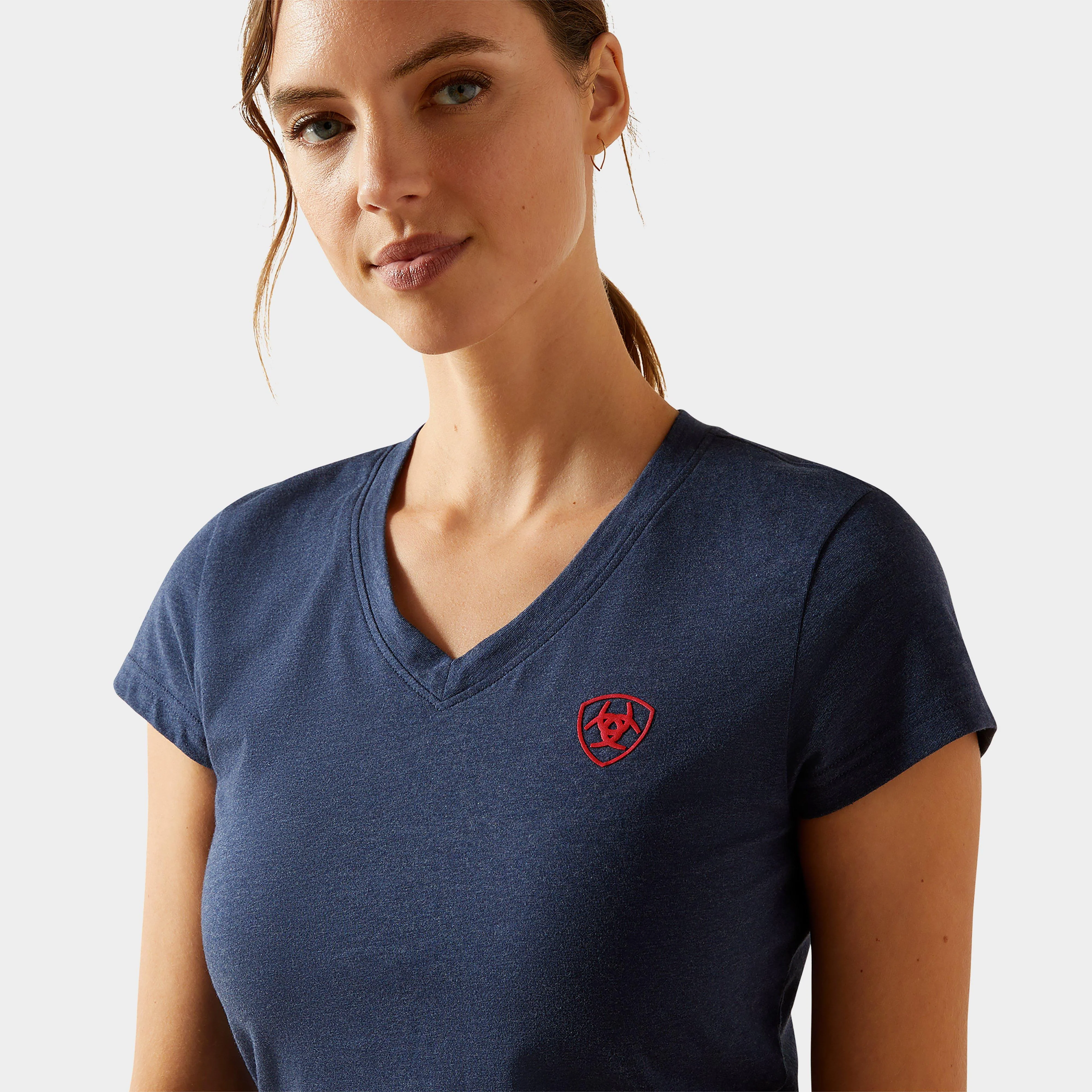 Women's BV Logo T-Shirt Navy - Image 3