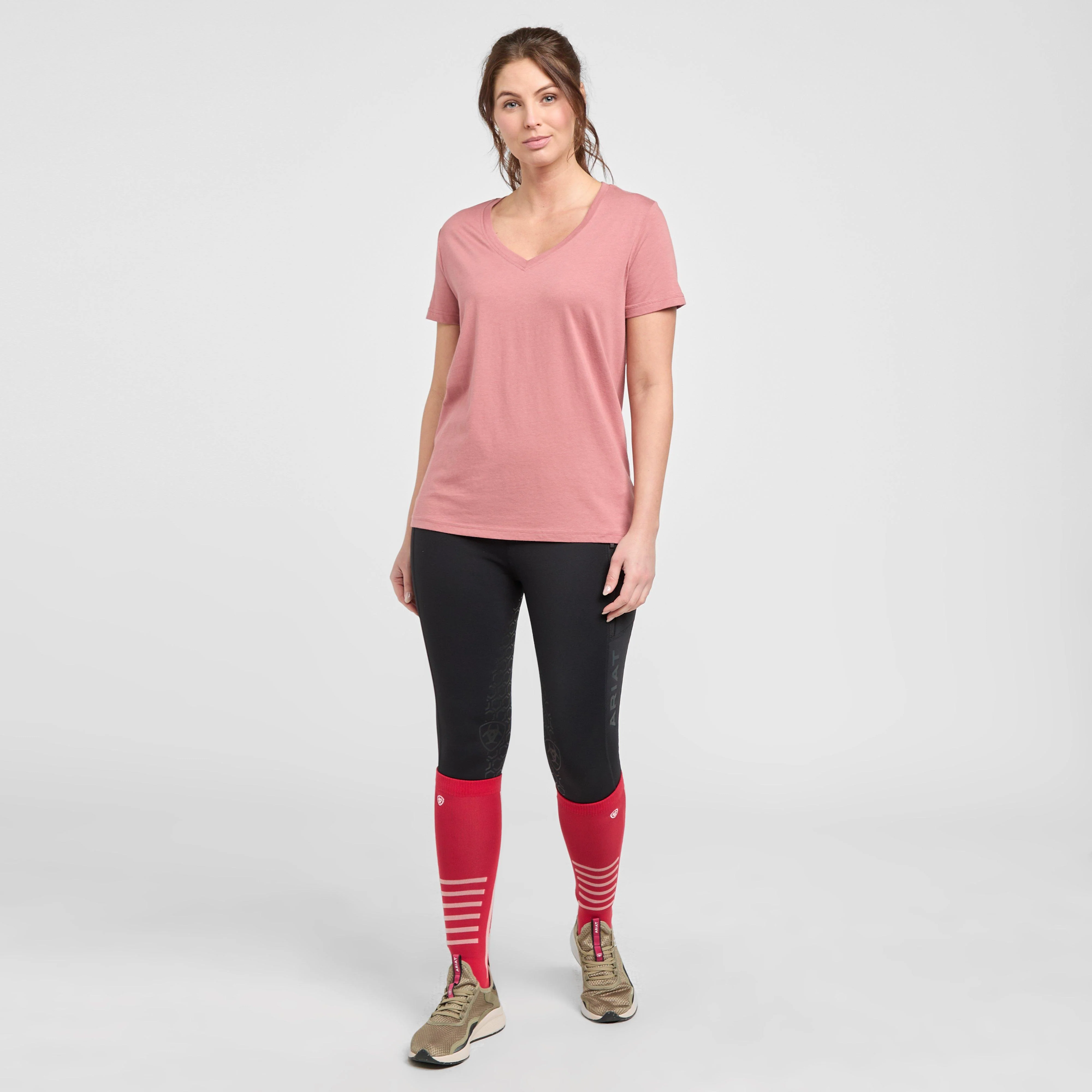 Womens Element Short Sleeved T-Shirt Antique Rubia - Image 3
