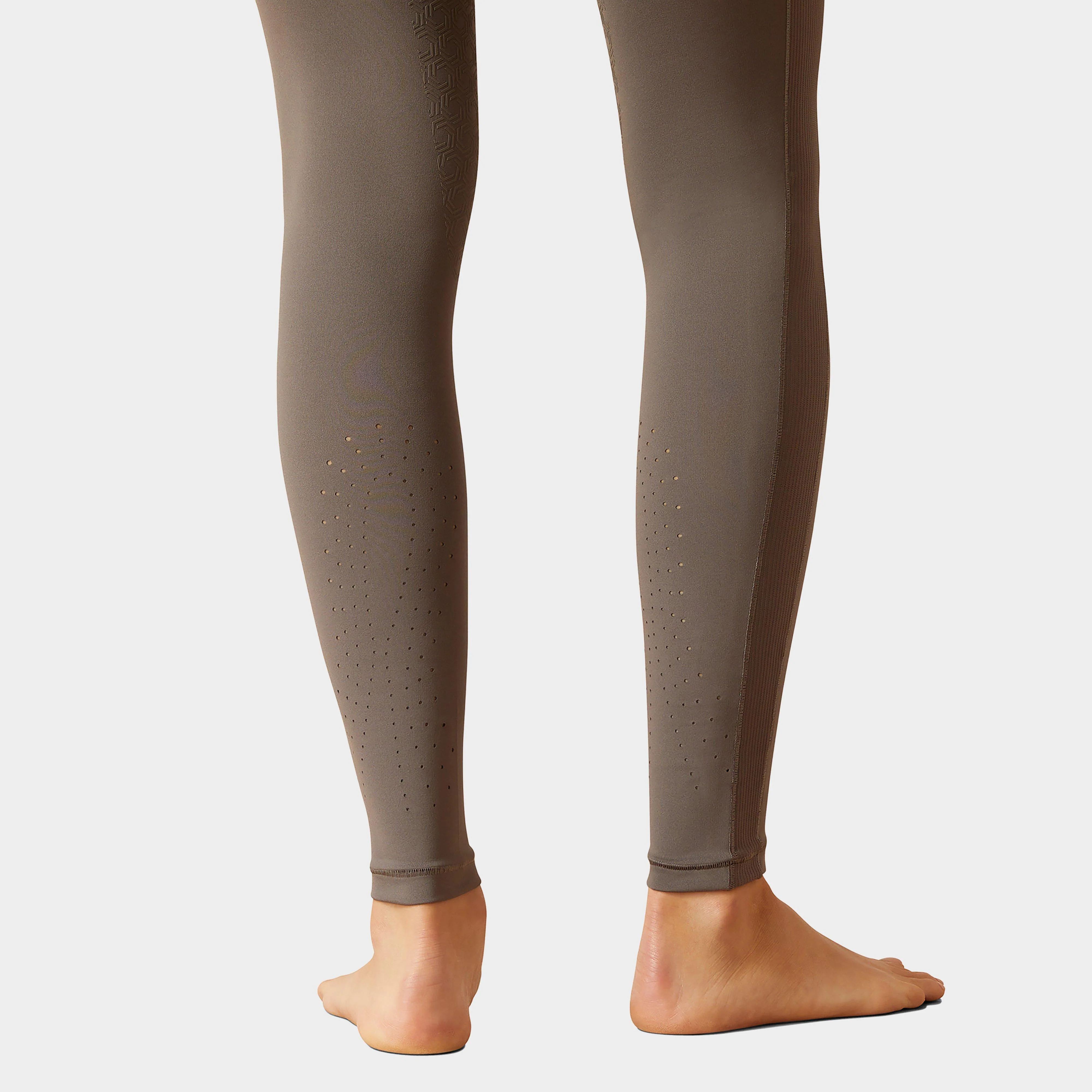 Womens Eos Chic Half Grip Tights Plum Grey - Image 4