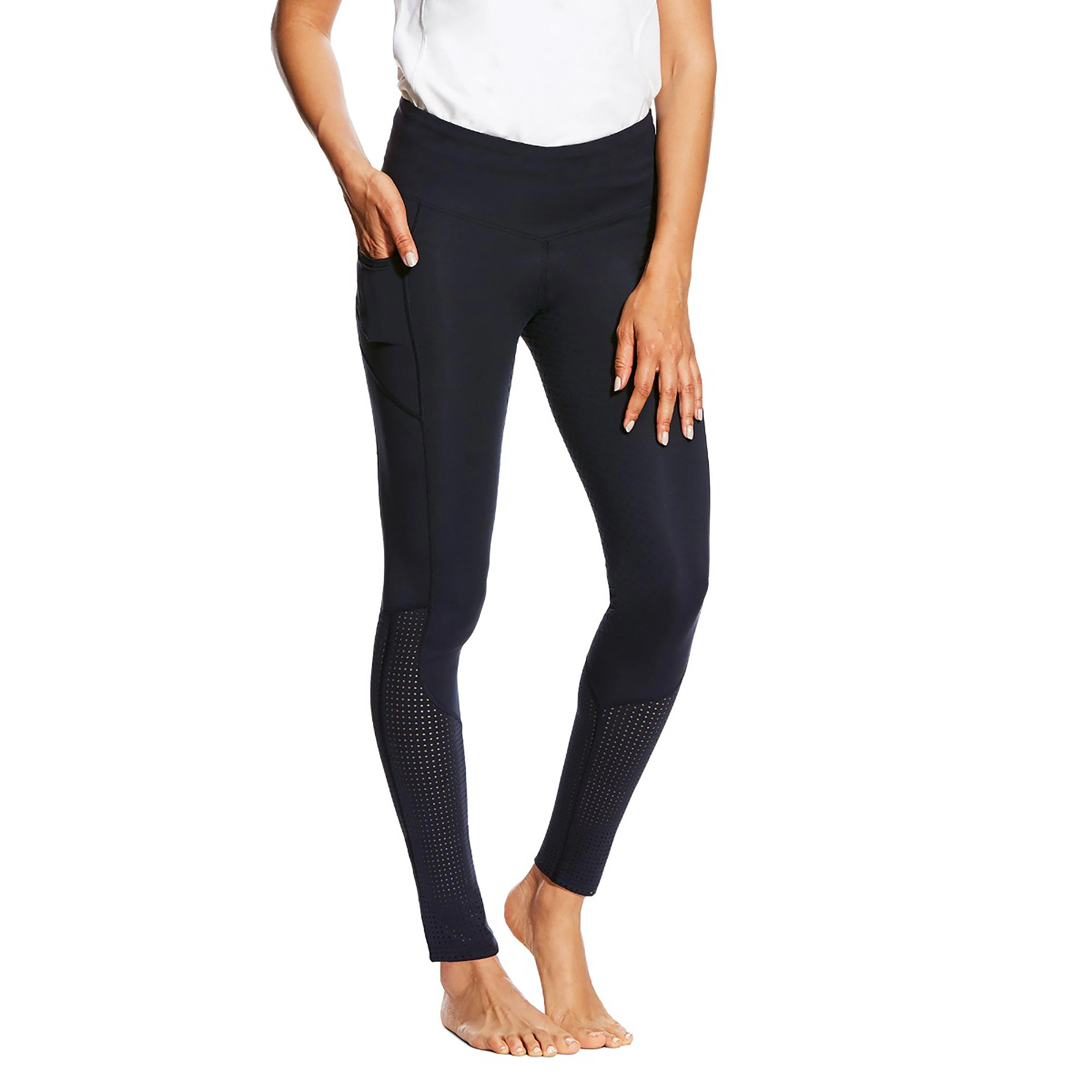 Womens Eos Full Seat Tights Navy - Image 4