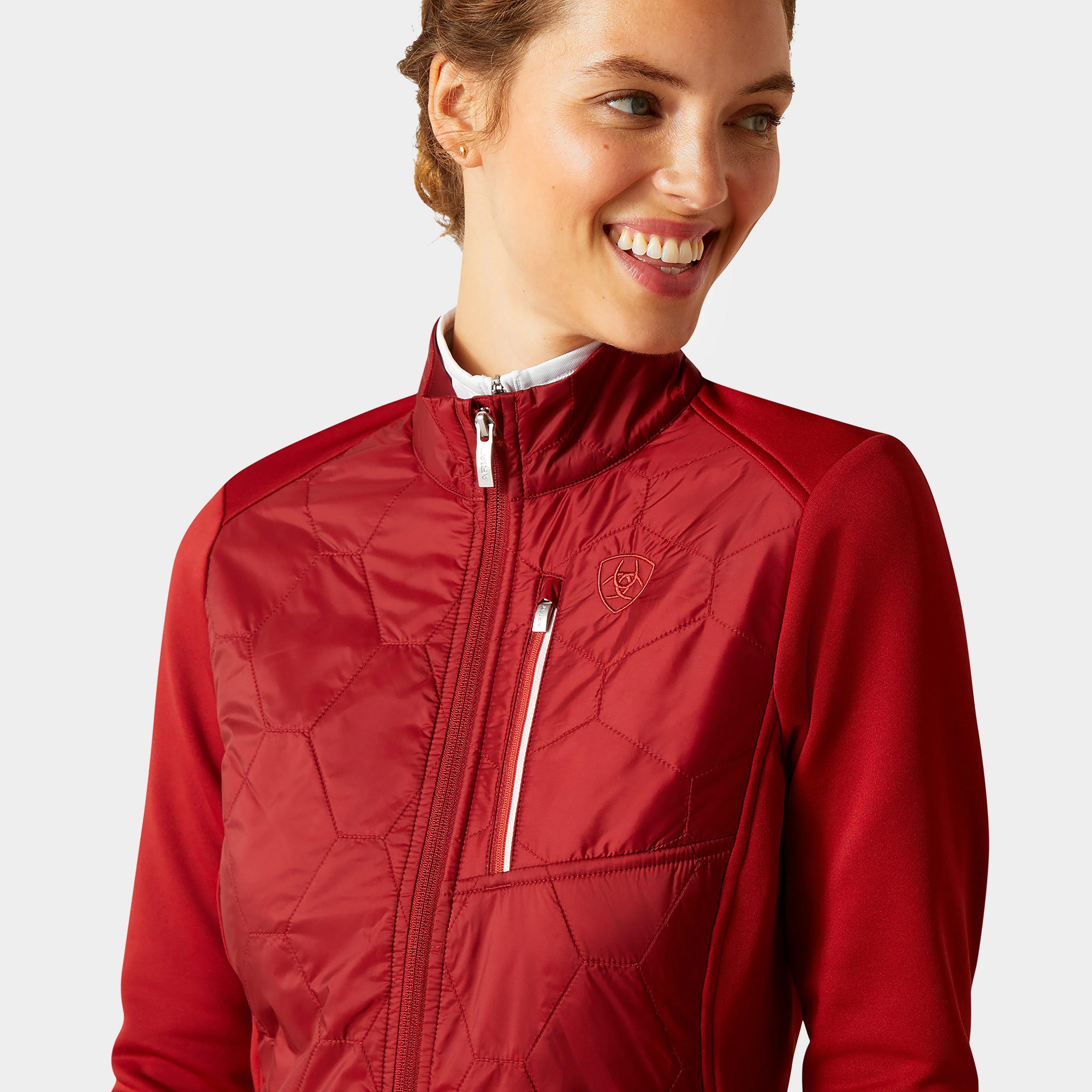 Womens Fusion Insulated Jacket Sun-Dried Tomato - Image 3
