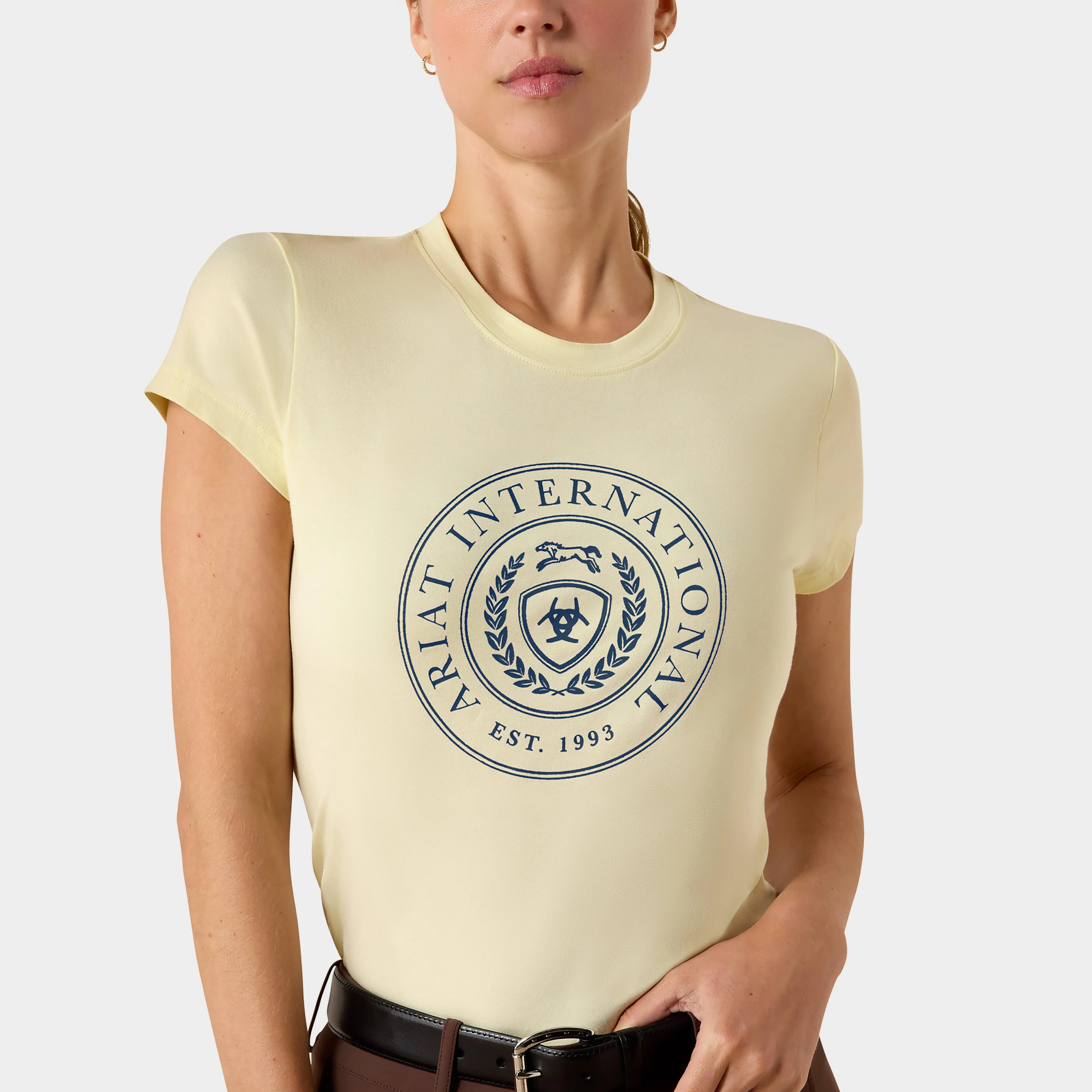 Women's Heritage Crest T-Shirt Flan - Image 3