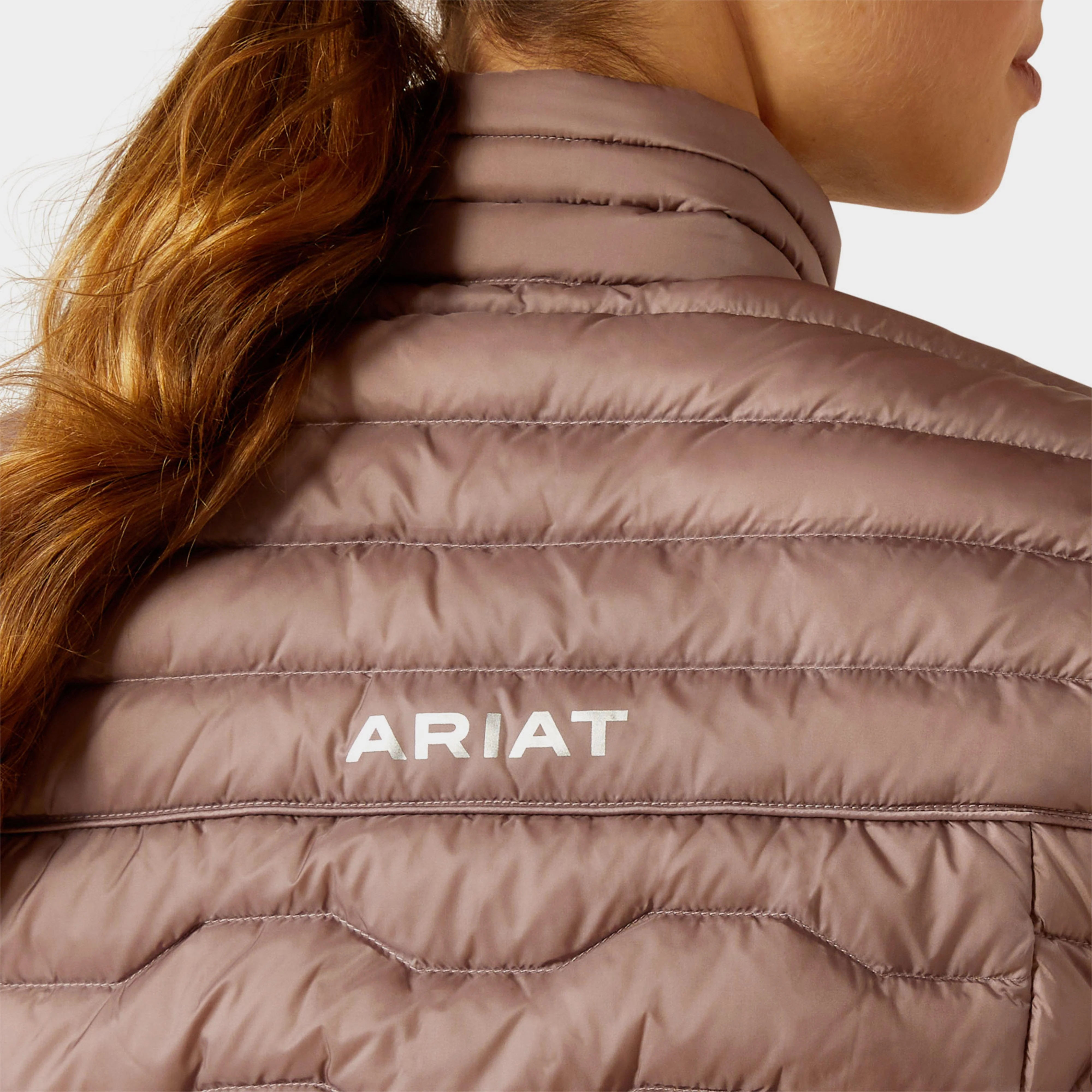 Womens Ideal Down Gilet Purple Dove - Image 4