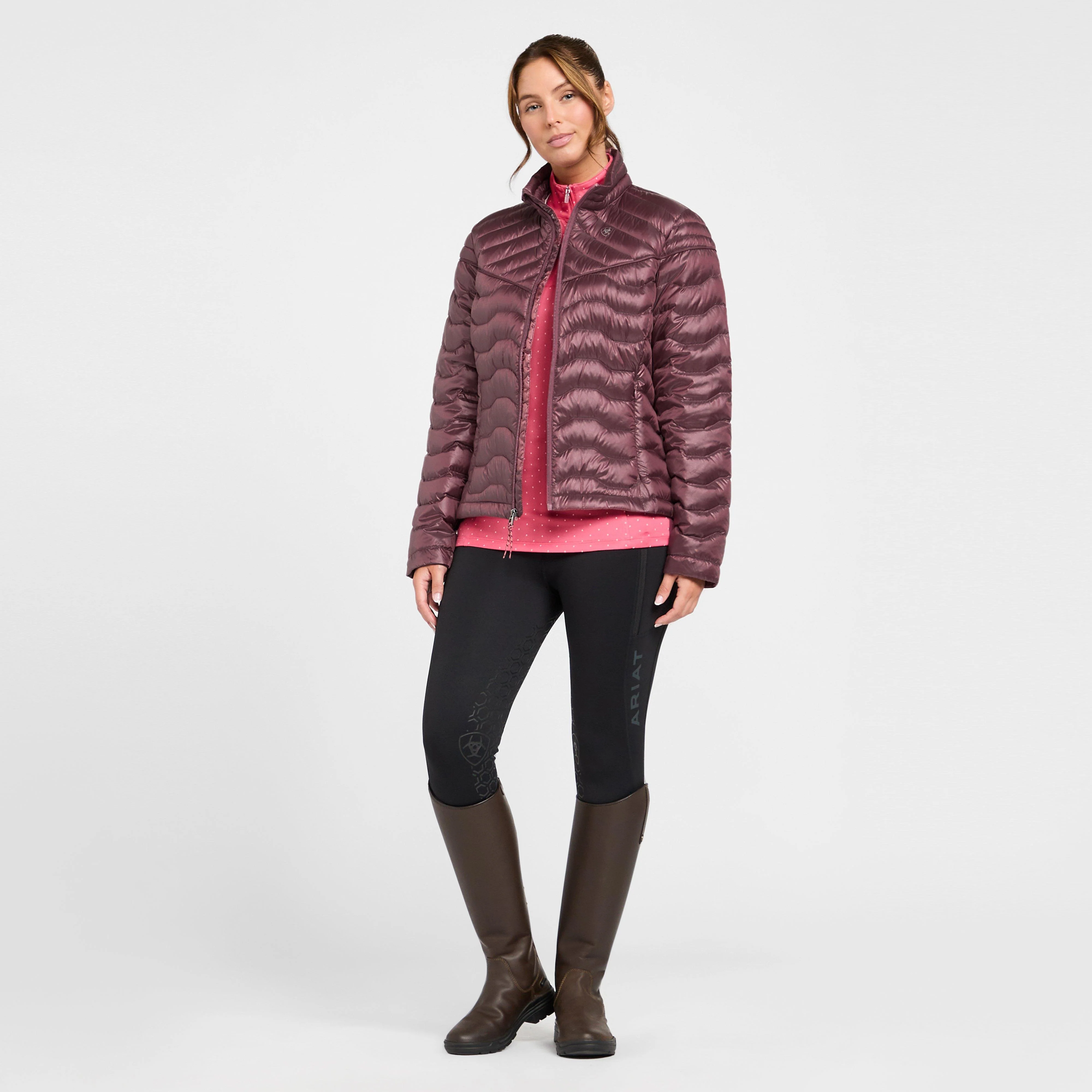 Womens Ideal Down Jacket Iridescent Wild Ginger - Image 3