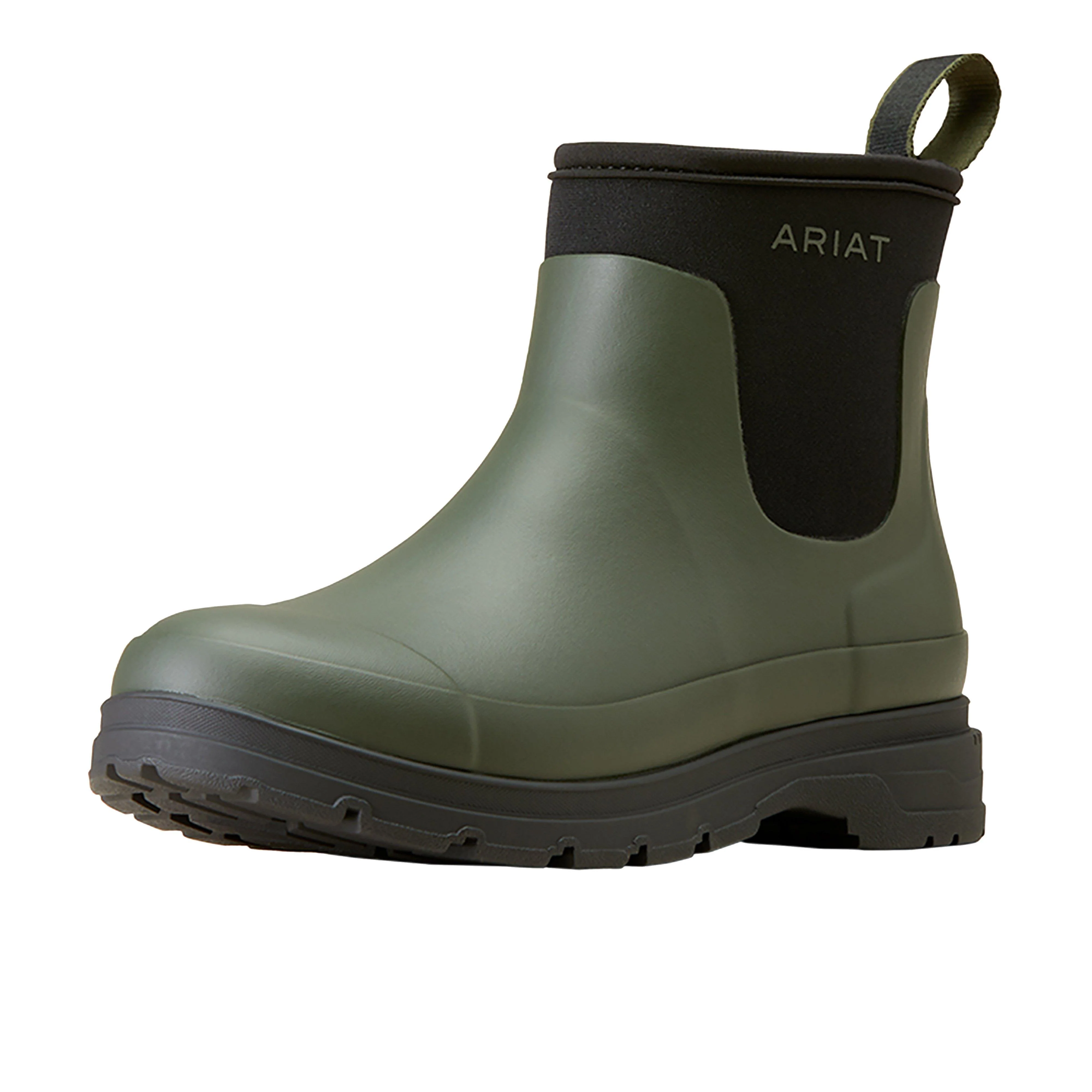 Womens Kelmarsh Shortie Rubber Boot Dark Olive - Image 8