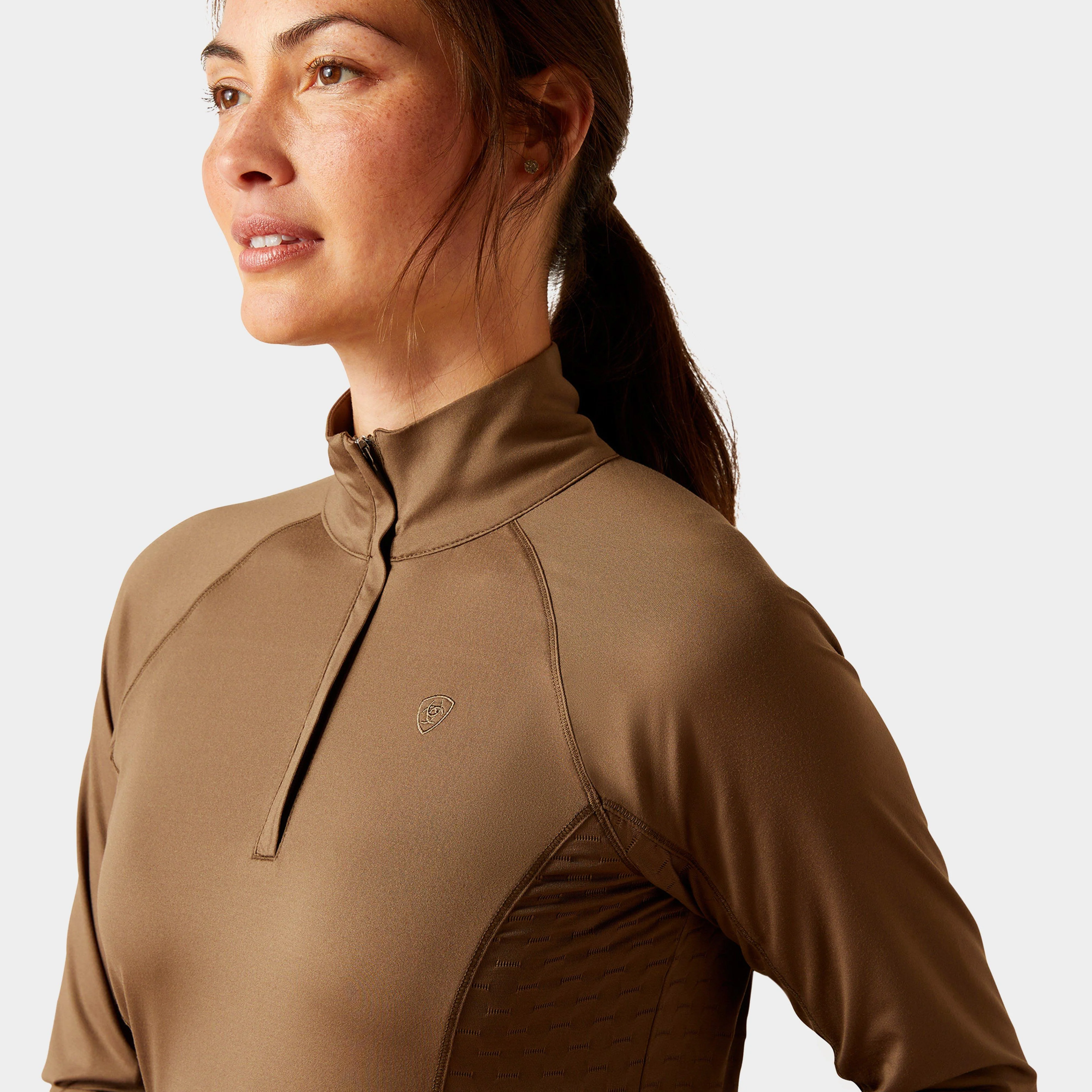 Womens Lowell 2.0 1/4 Zip Base Layer Canteen - Image 3