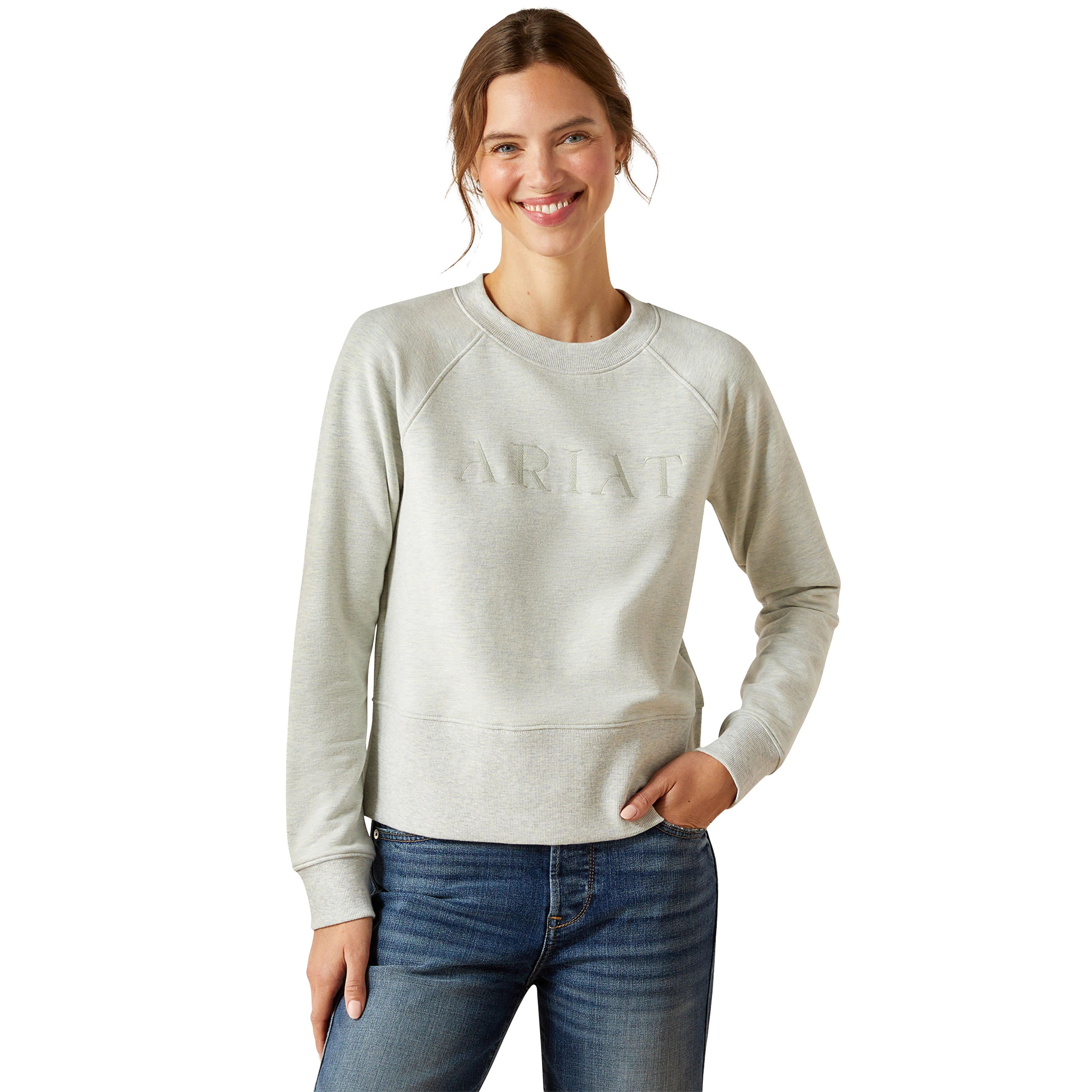 Women's Martine Sweatshirt Heather Grey - Image 5