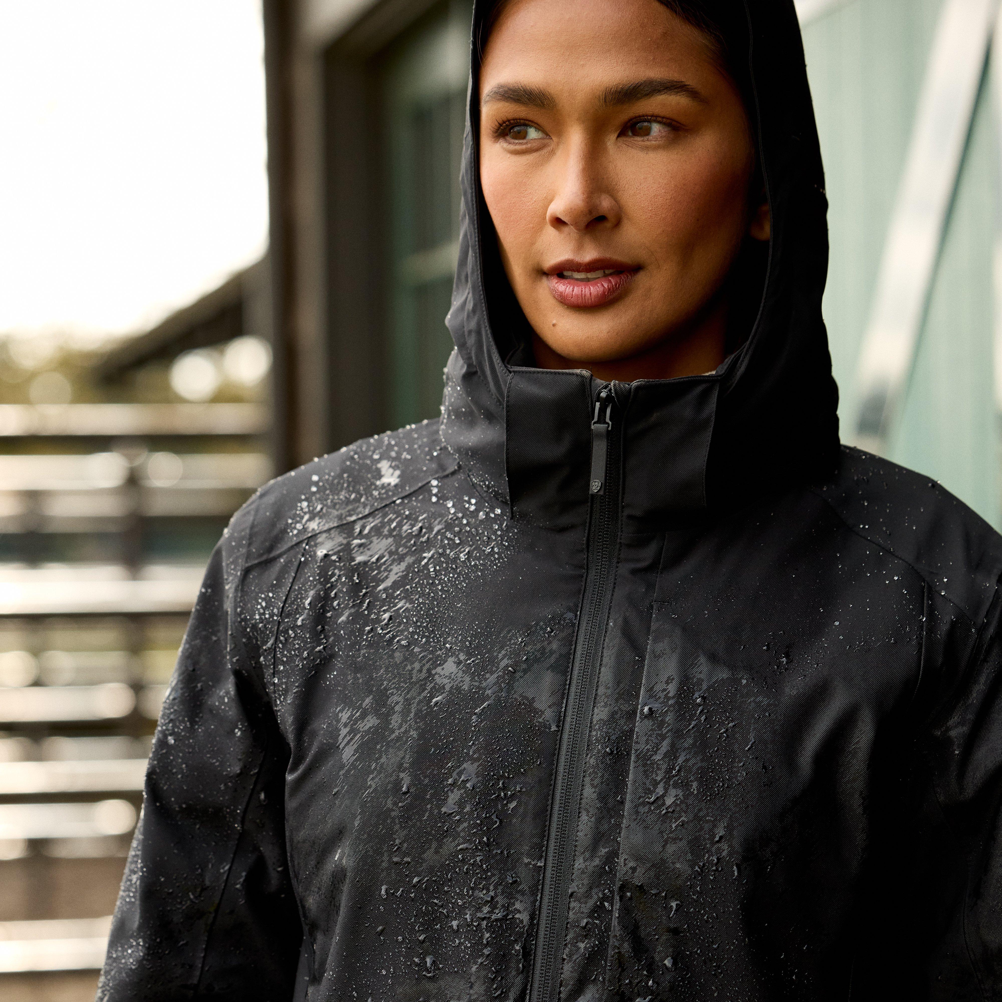 Women's Outer Banks Waterproof Jacket Black - Image 2