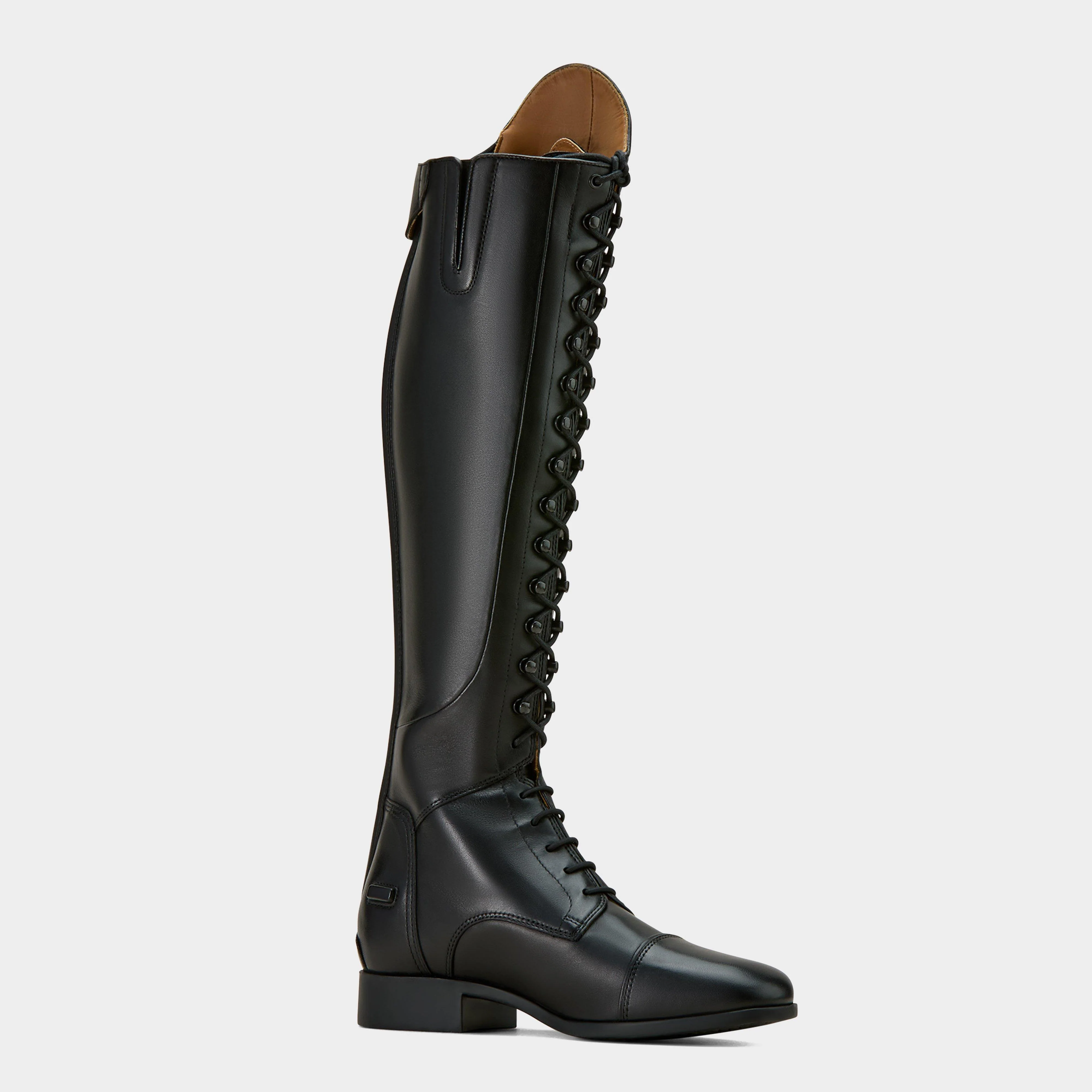 Womens Palisade Lace Tall Riding Boots Black - Image 4