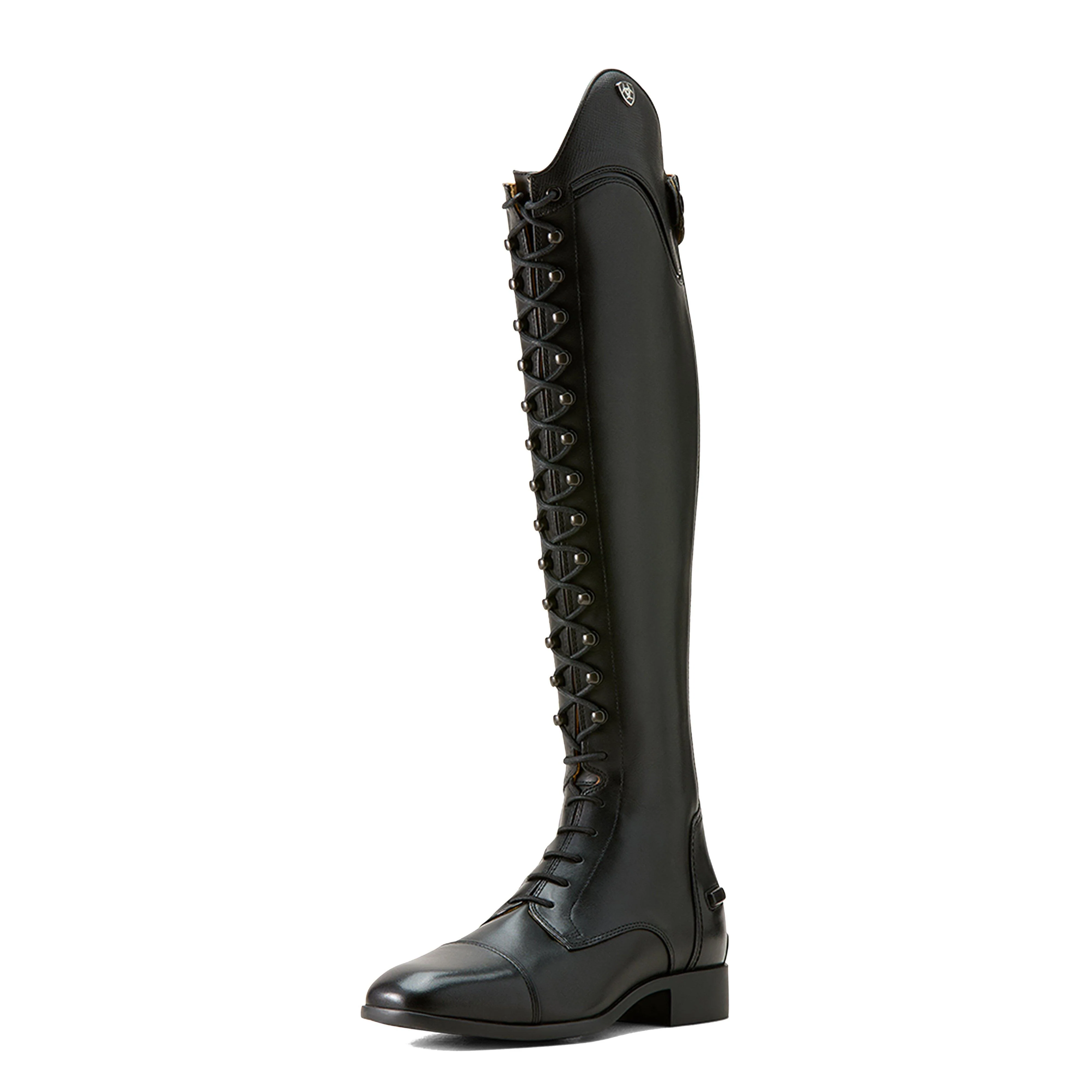 Womens Palisade Lace Tall Riding Boots Black - Image 8