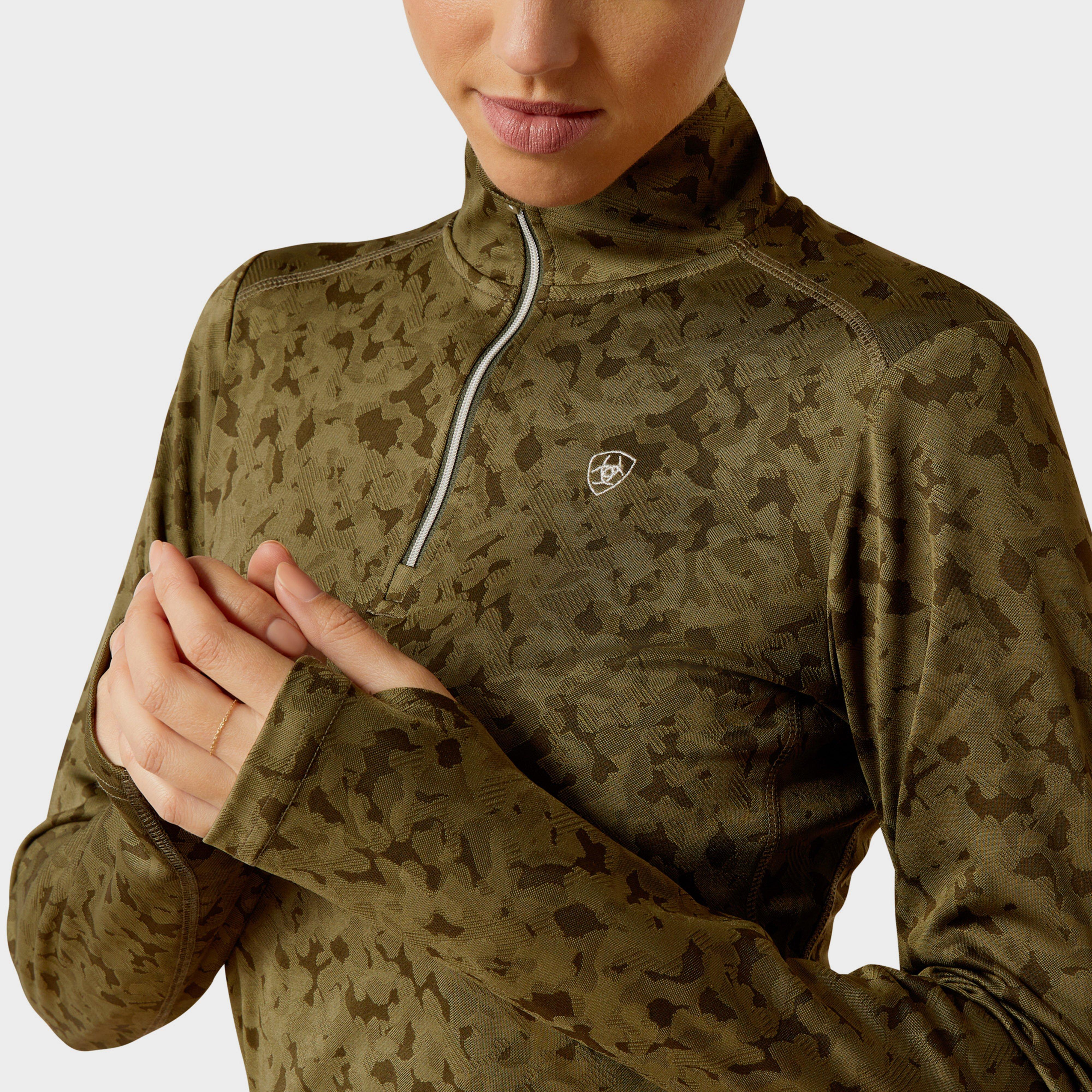 Womens Prophecy 1/4 Zip Base Layer Relic - Image 3