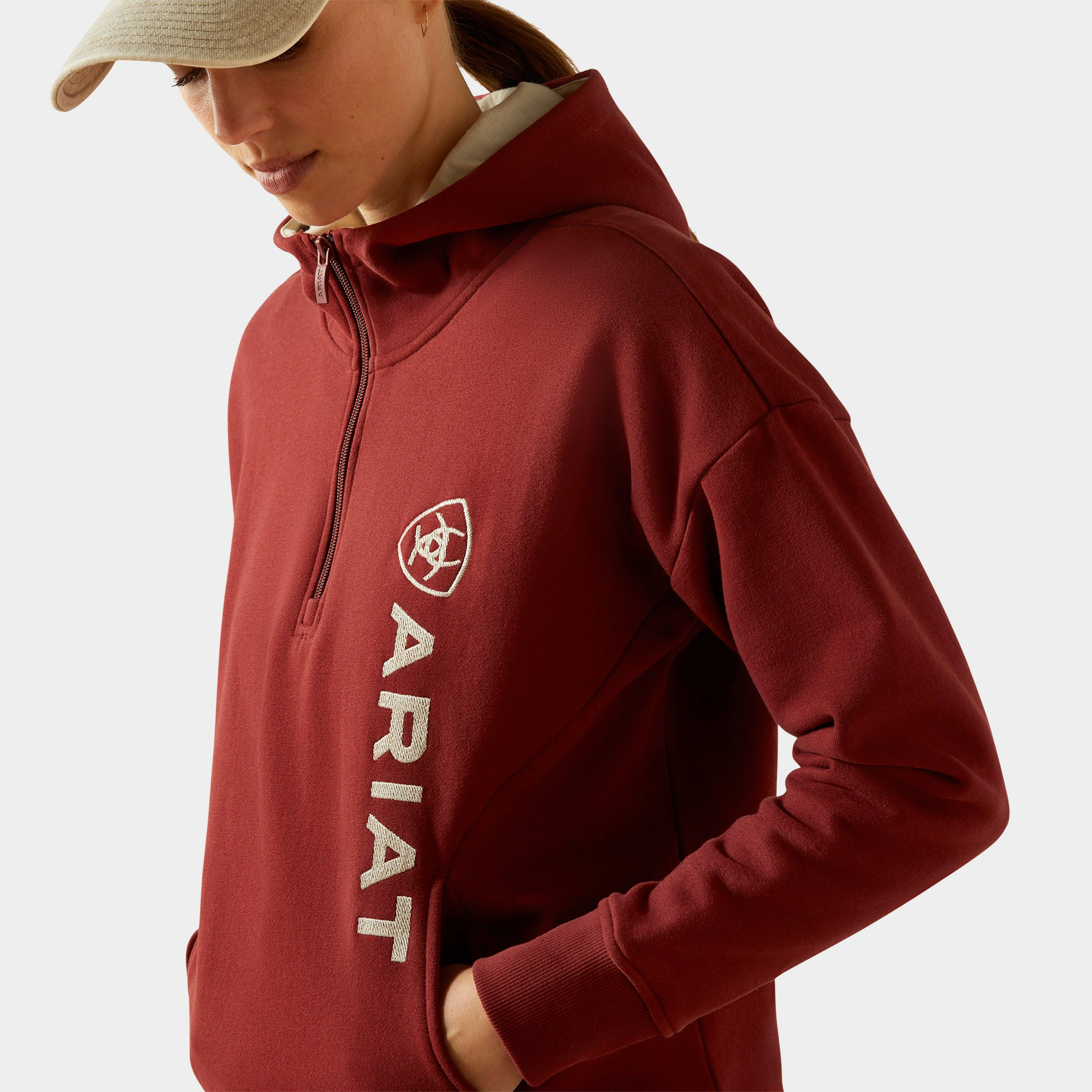 Women's Rabere 2.0 Hoodie Madder Brown - Image 3