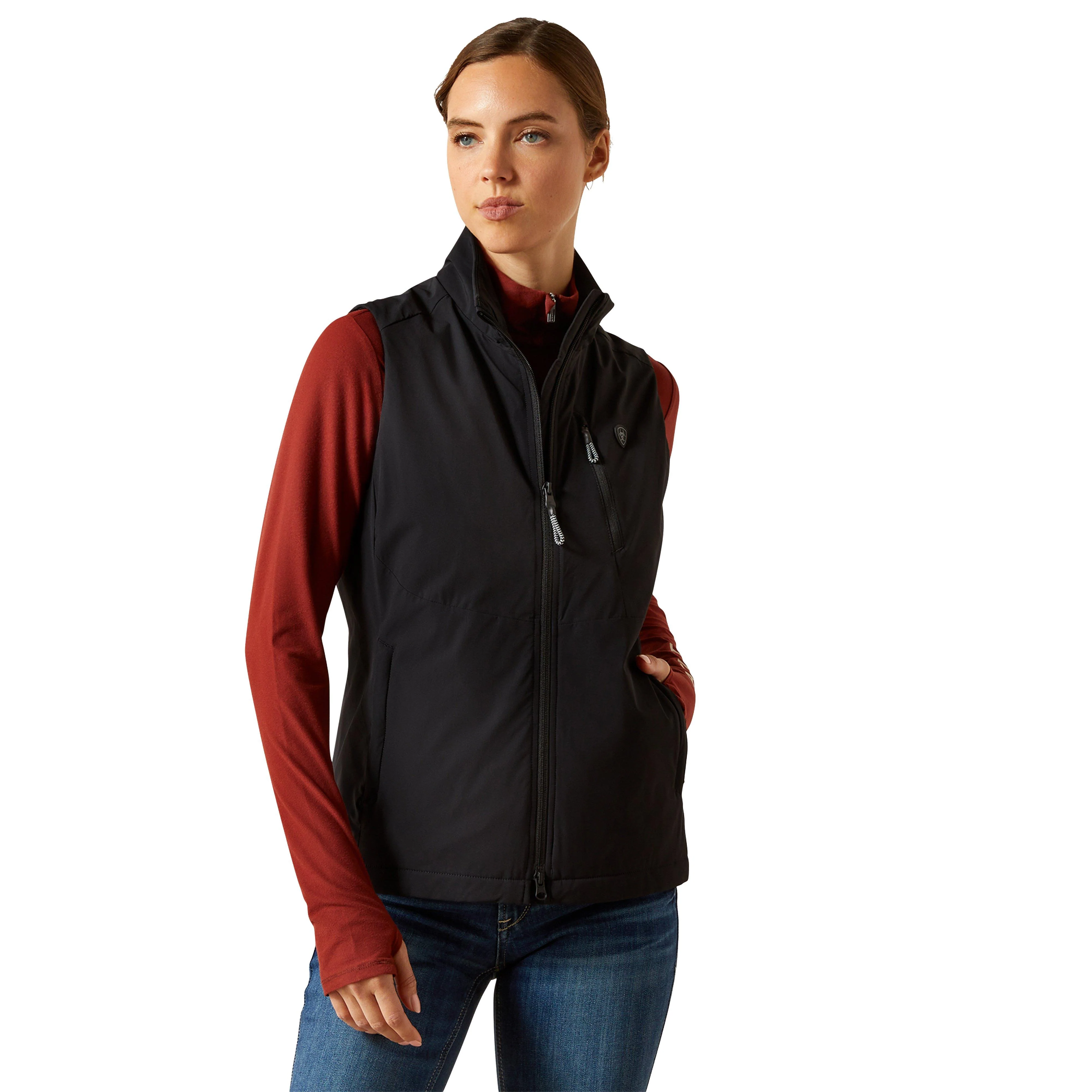 Womens Rion StretchShell Insulated Gilet Black - Image 5