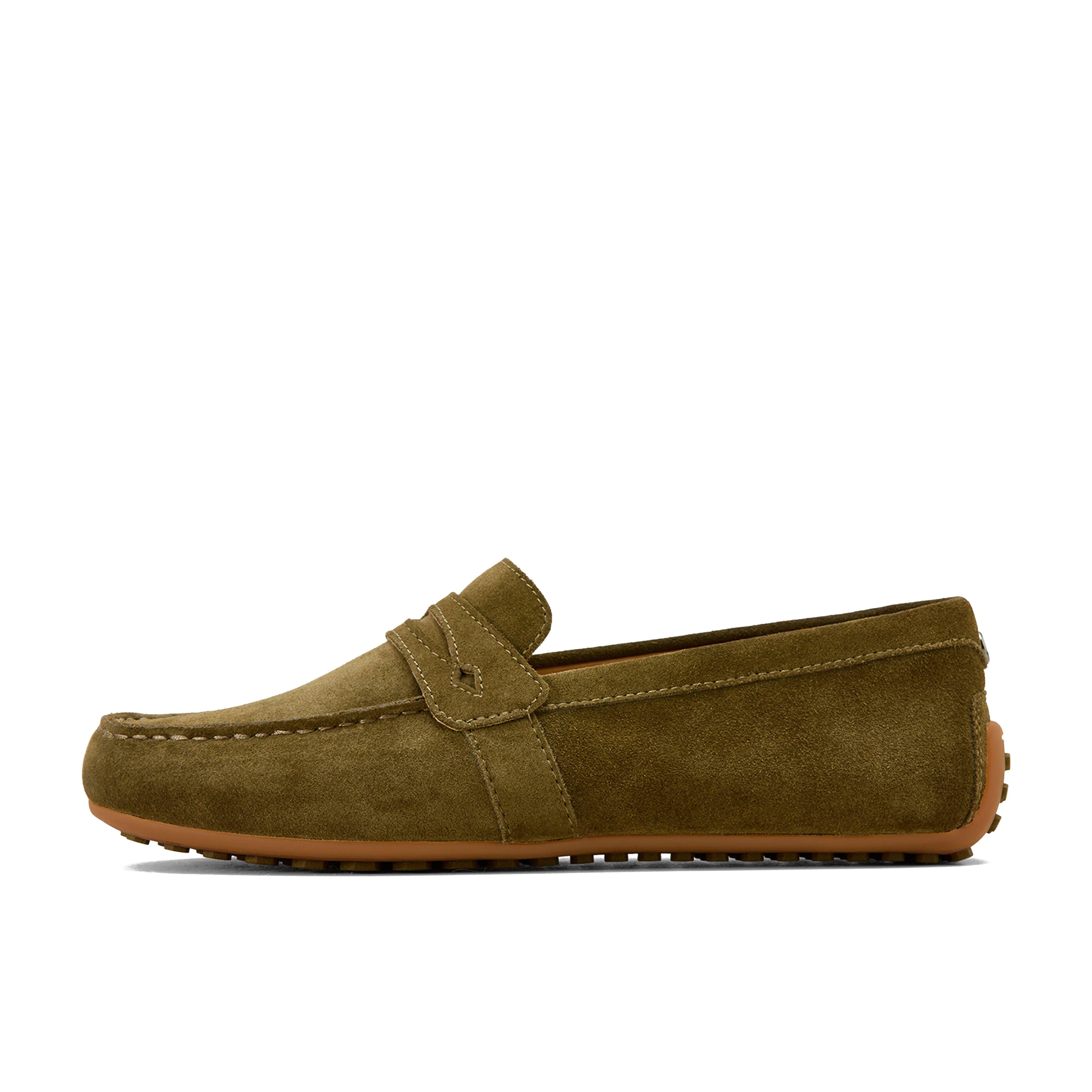 Womens Selene Driving Moc Dark Olive - Image 7