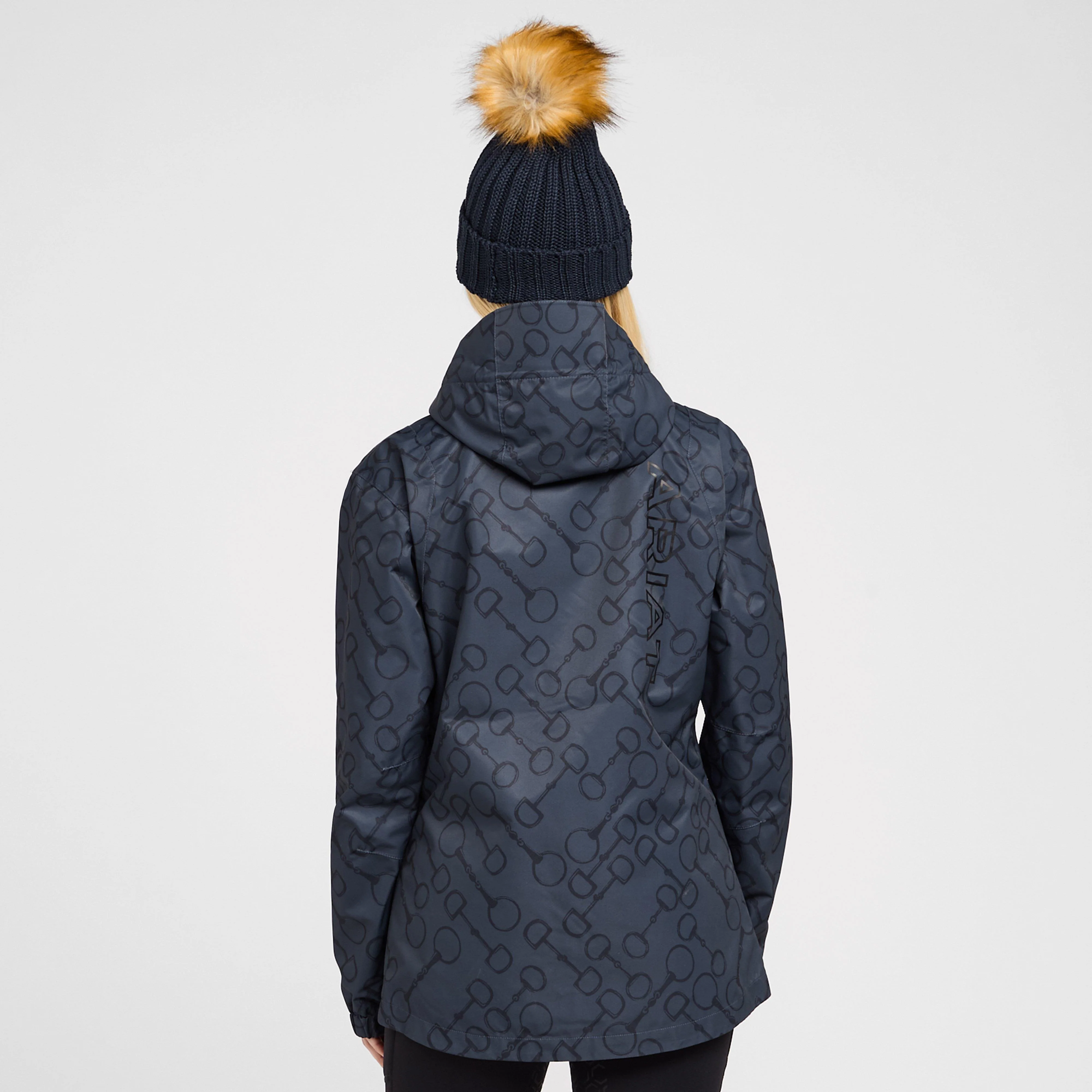 Womens Spectator H2O Jacket Blue Night Bit Print - Image 2