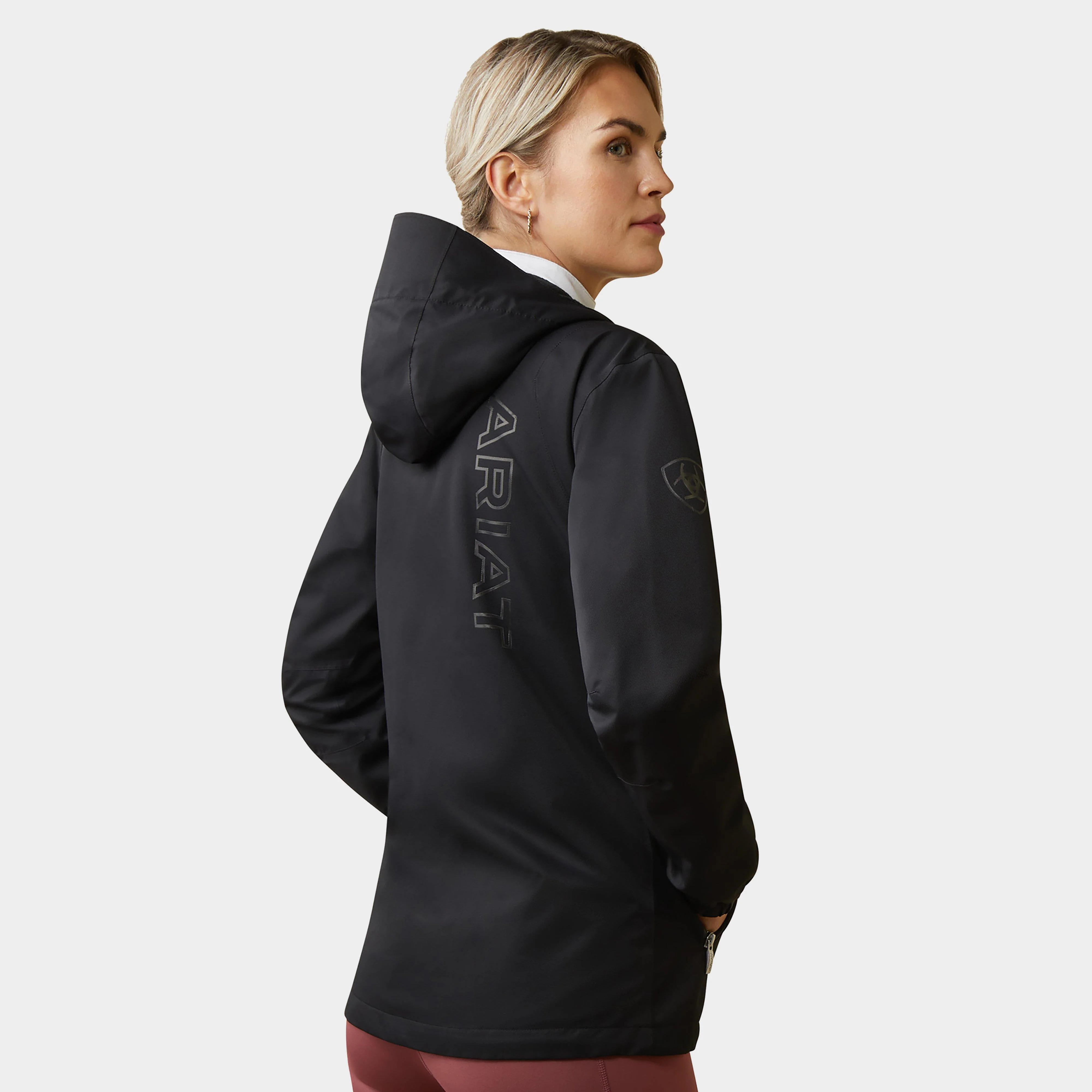 Womens Spectator Waterproof Jacket Black - Image 2